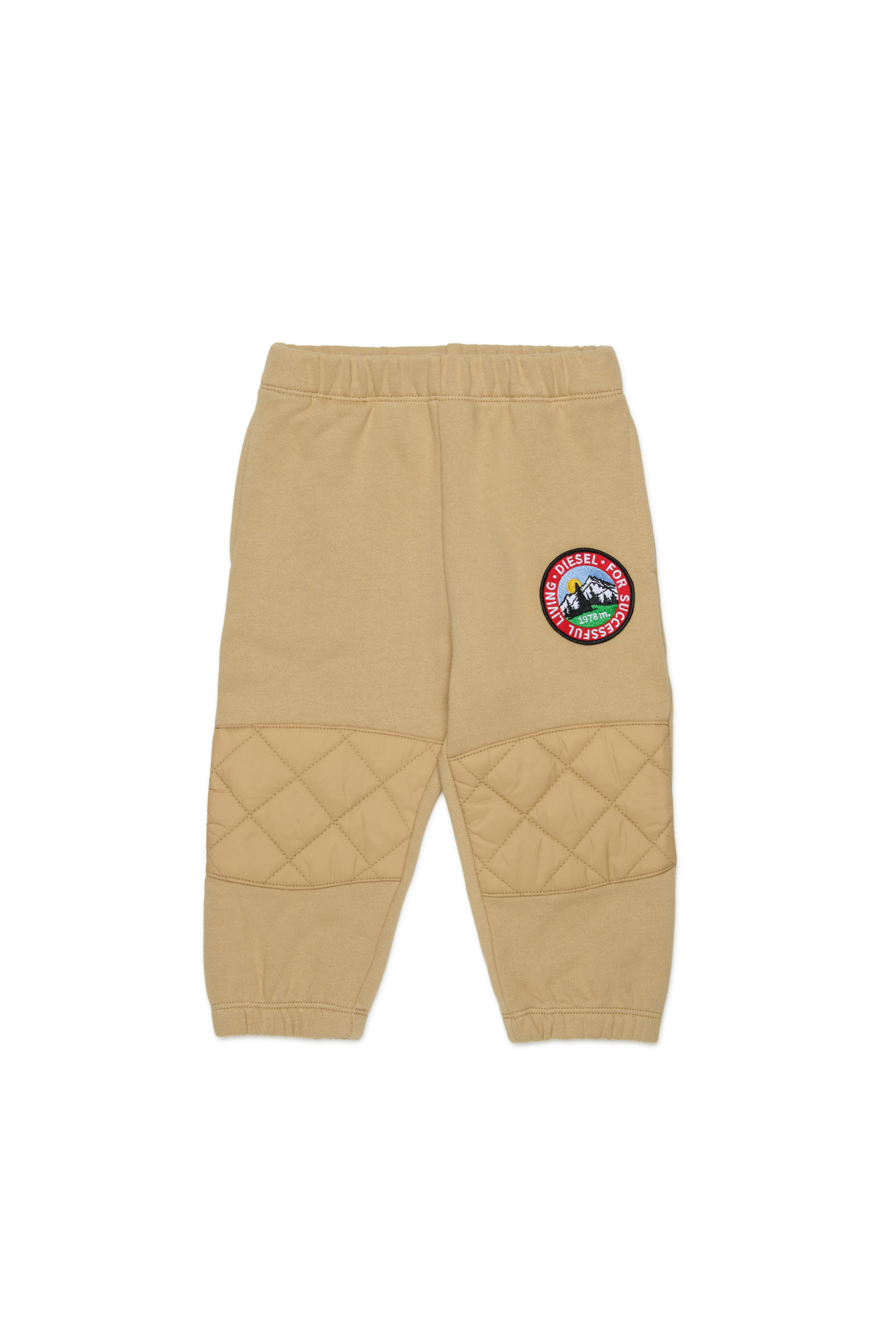 Diesel - PMONTB, Pantal&oacute;n de ch&aacute;ndal con paneles acolchados en las rodillas Unisex in Marr&oacute;n - 1