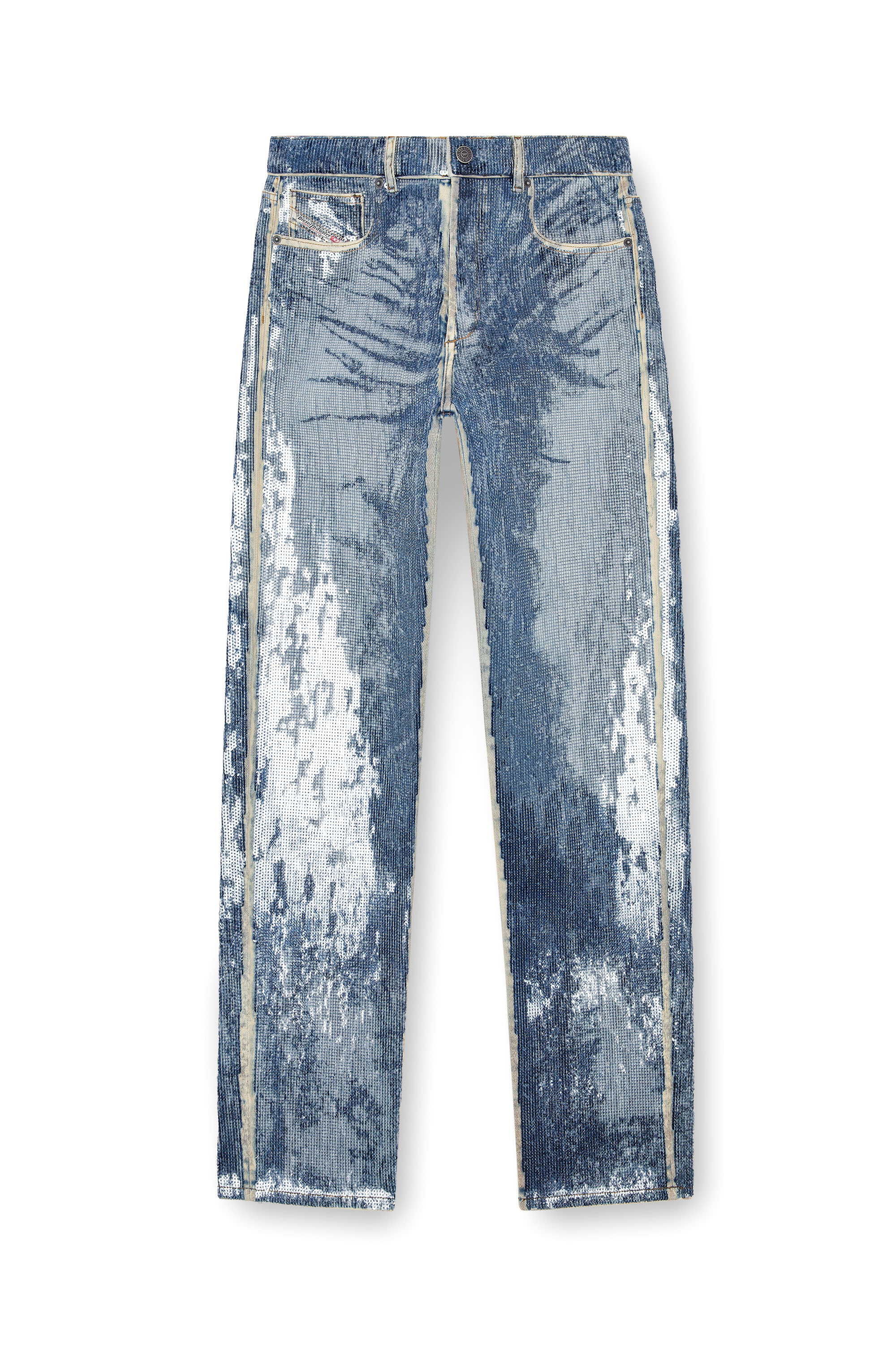 Diesel - Straight Jeans D-Ark 0PGAE Mujer, Azul medio - 5