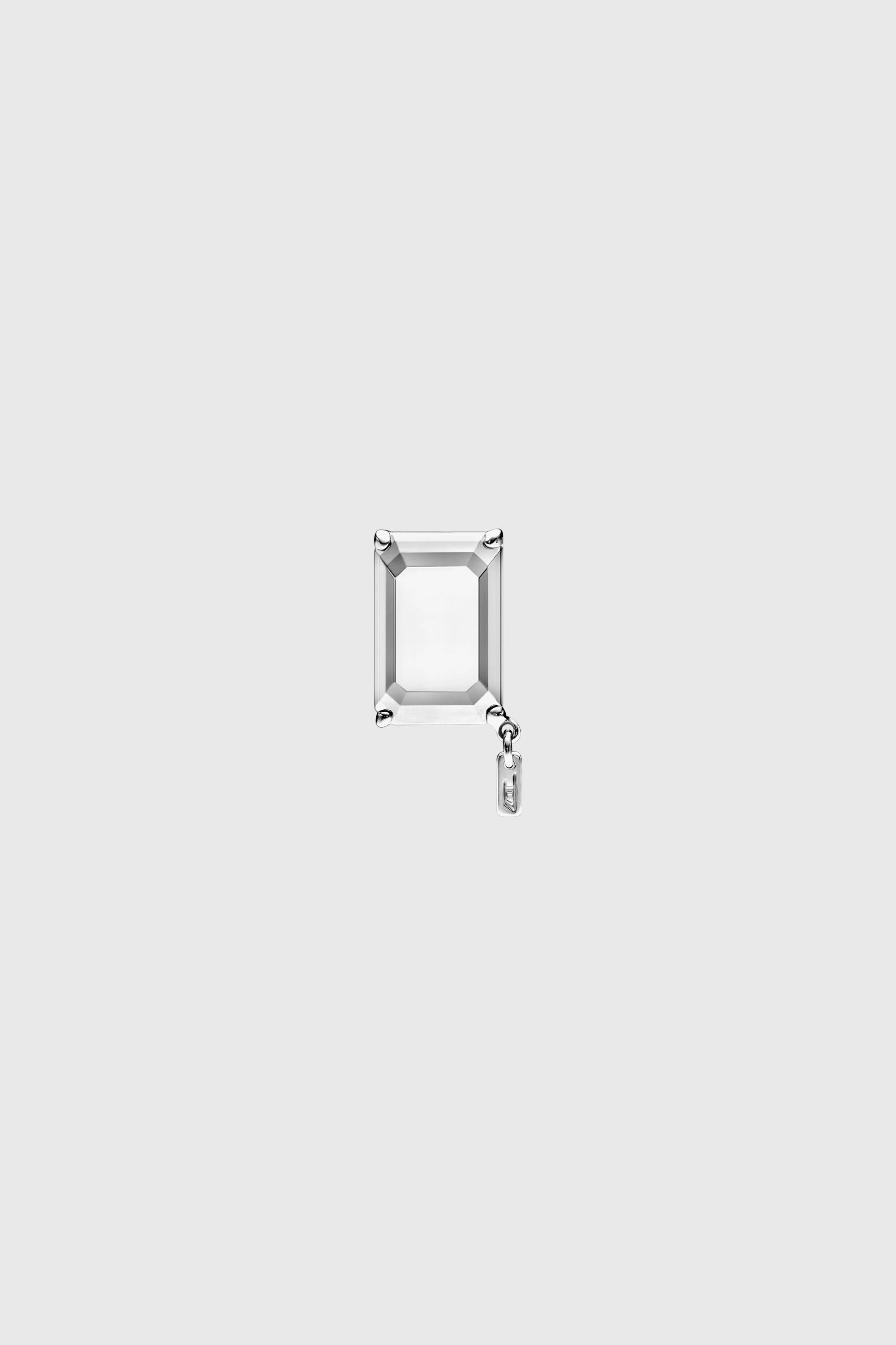Diesel - DL1366040 STERLING SILVER JEWEL, Pendiente de estudio de plata de ley Unisex in Plateado - 1