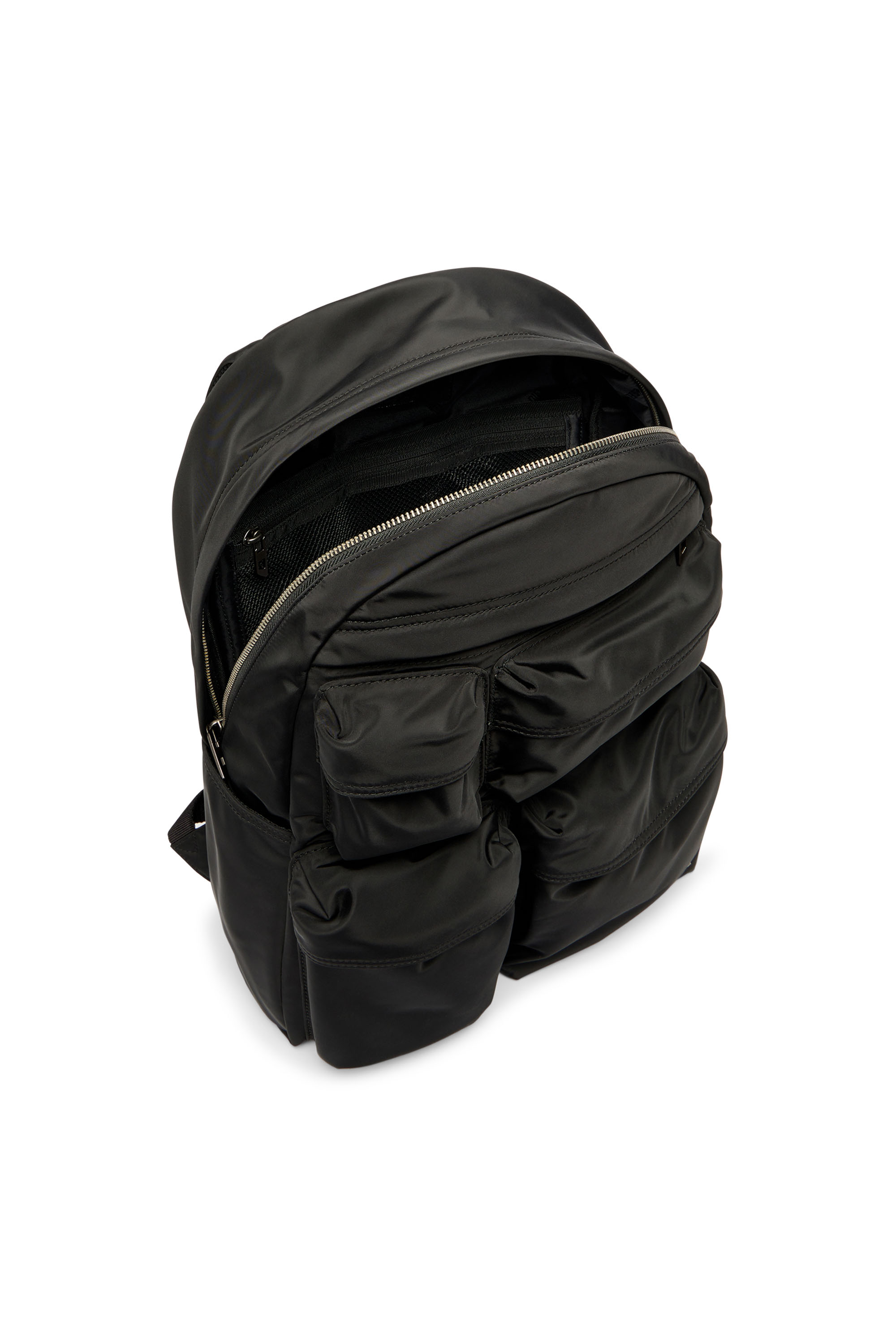 Diesel - MULTI-PKTS BACKPACK X, Multi-Pkts-Mochila ccon m&uacute;ltiples bolsillos Unisex in Negro - 4