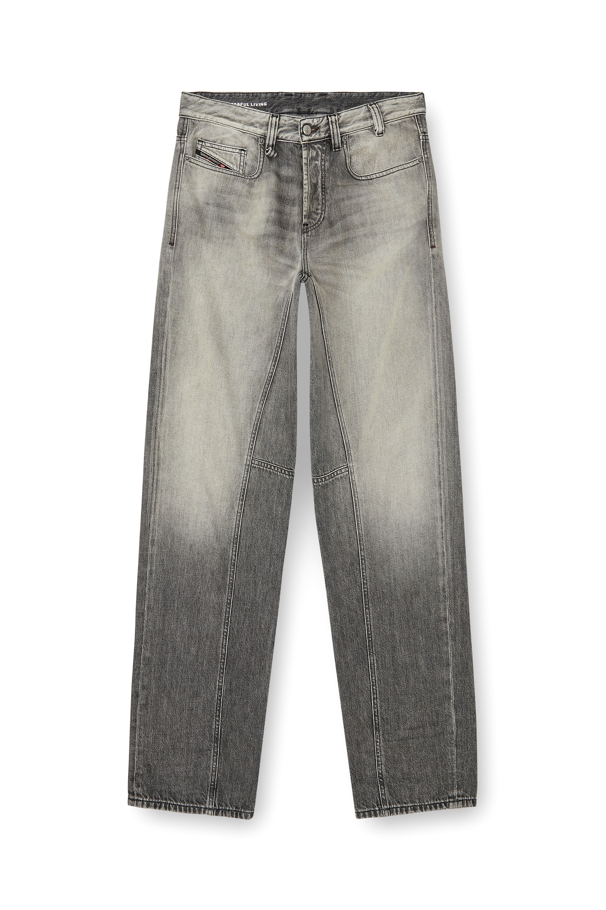 Diesel - Relaxed Jeans 2001 D-Macro 09P56 Hombre, Gris - 3