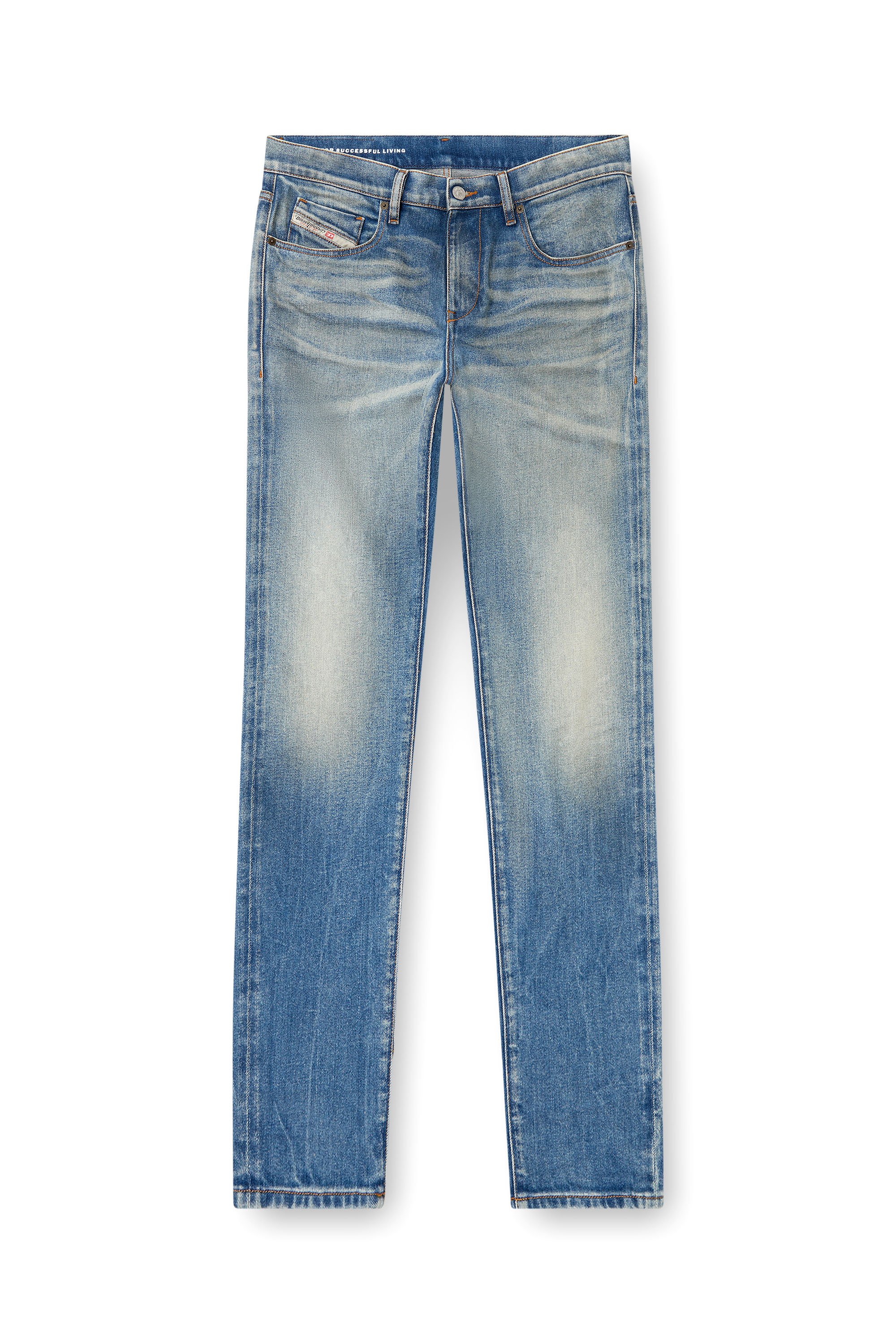 Diesel - Slim Jeans 2019 D-Strukt 09L30 Hombre, Azul medio - 3