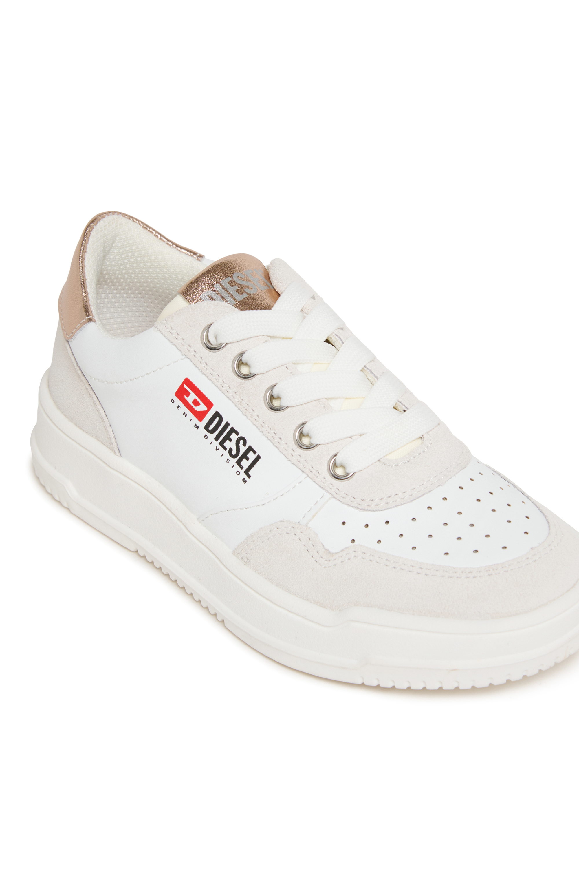 Diesel - S-CASCOUN, S-CASCOUN-Zapatillas de cuero con logo lateral Unisex in Multicolor - 4