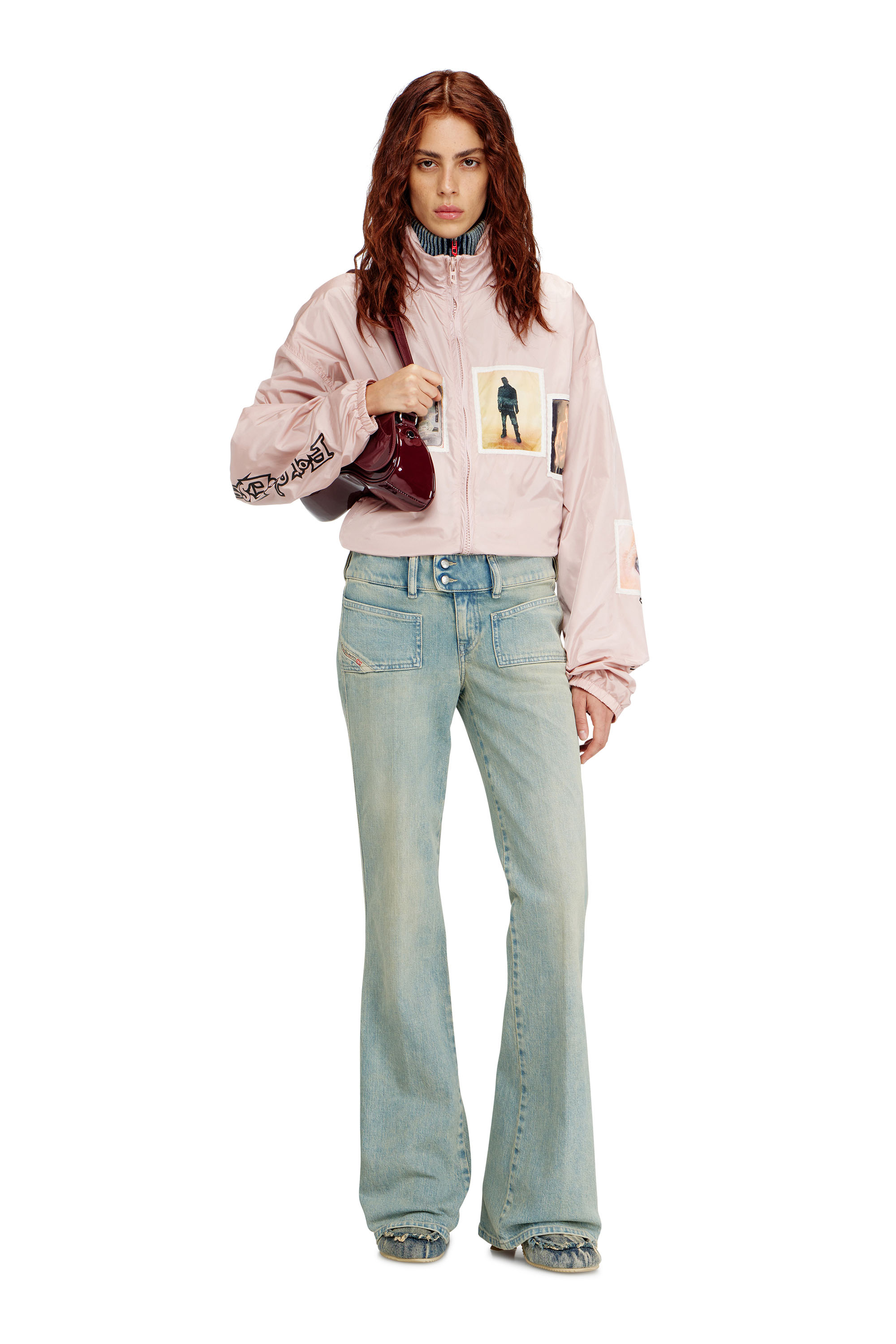 Diesel - Bootcut Jeans D-Hush 09N33 Mujer, Azul medio - 2