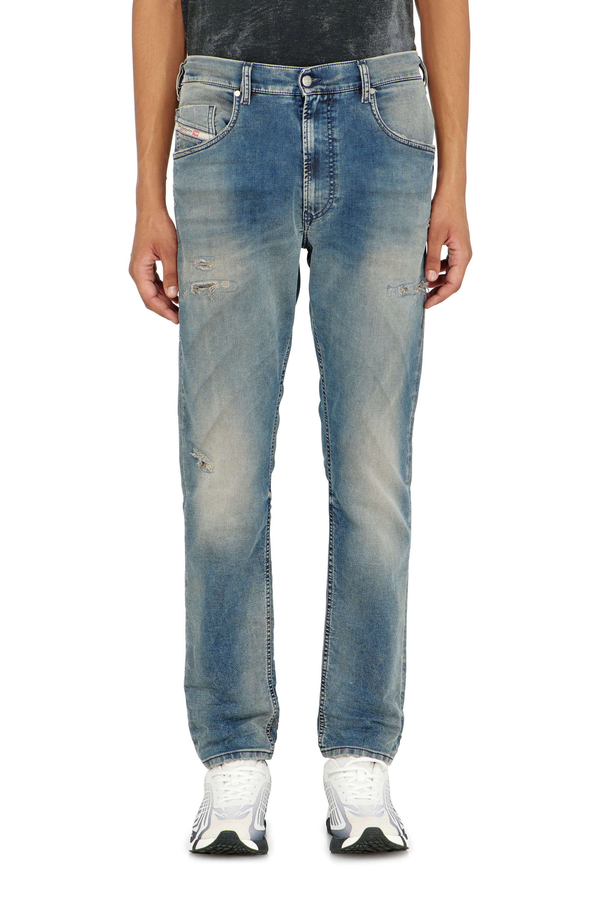 Diesel - Regular 2032 D-Krooley-BW Joggjeans&reg; 068WY Hombre, Azul medio - 2