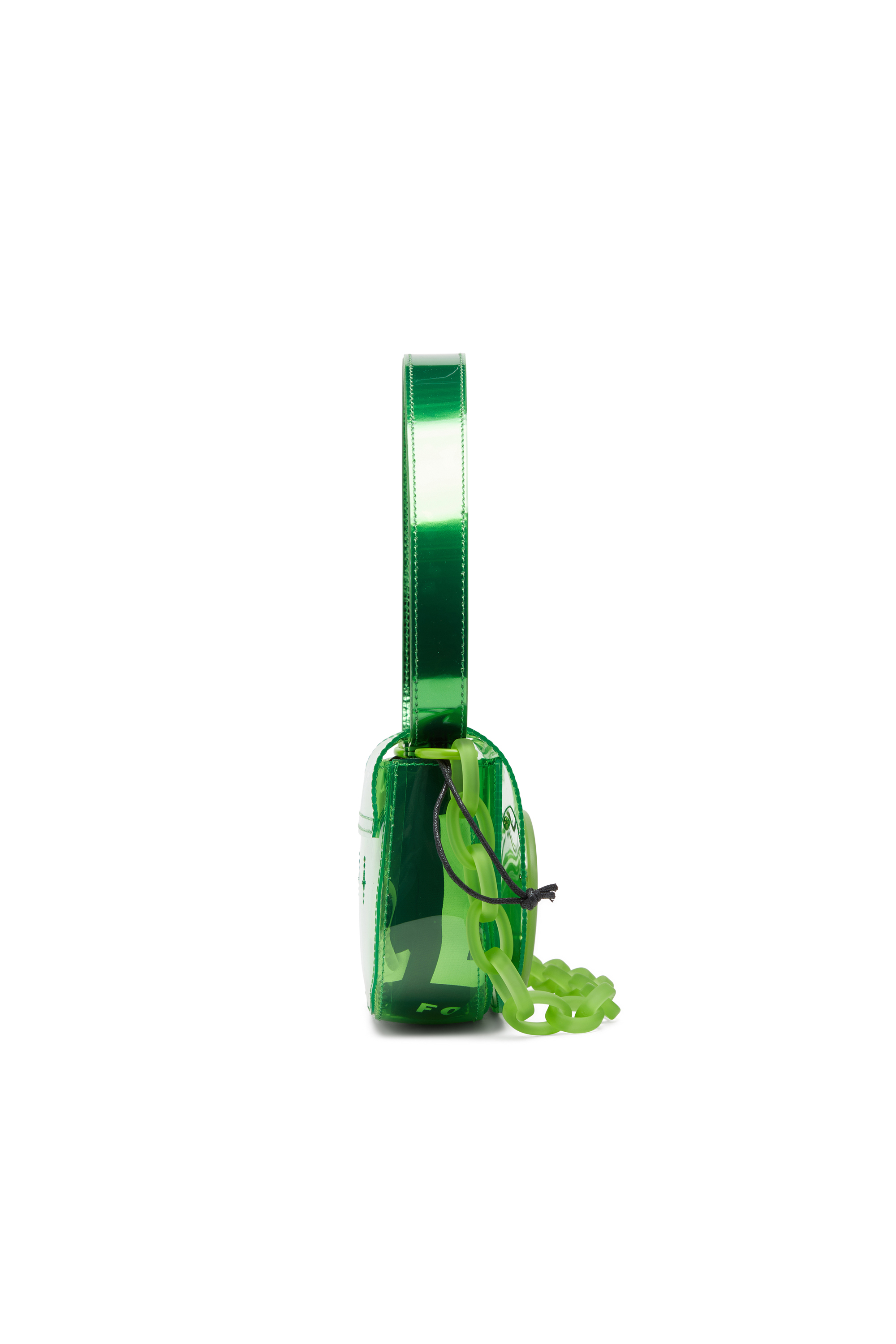 Diesel - 1DR, 1DR-Iconic bolso de hombro en TPU transparente Mujer in Verde - 4