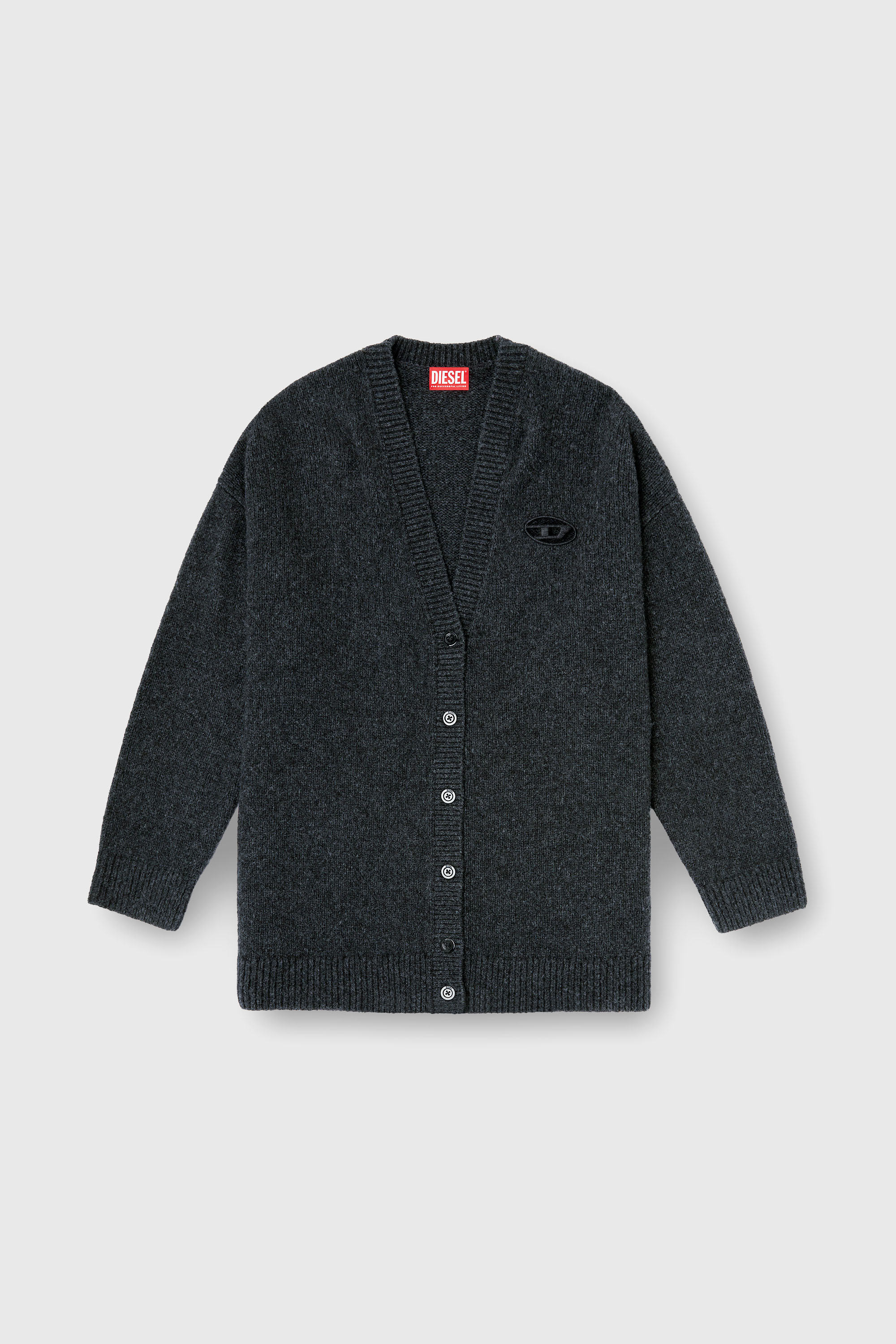 Diesel - M-AREELA, C&aacute;rdigan de mezcla de lana y alpaca Mujer in Multicolor - 2