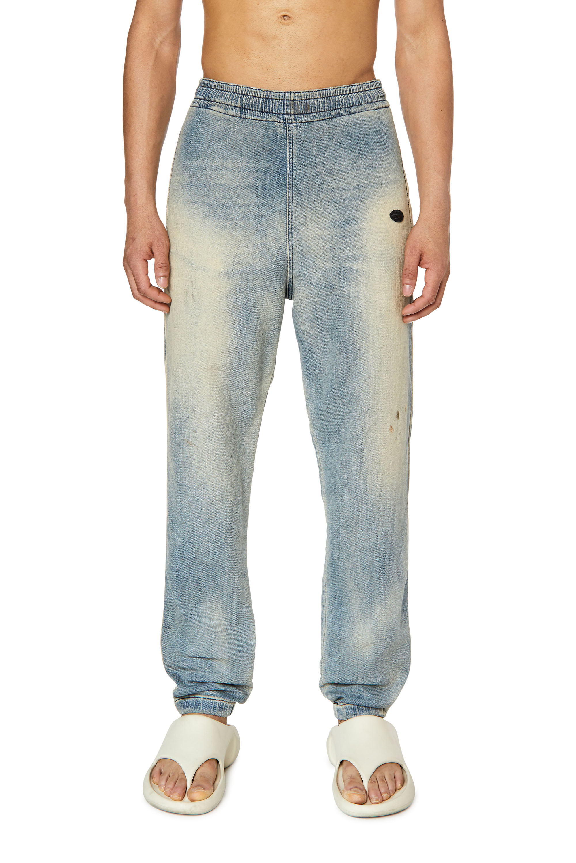 Diesel - D-Lab Track Denim 09G48 Tapered, Azul Claro - Image 1