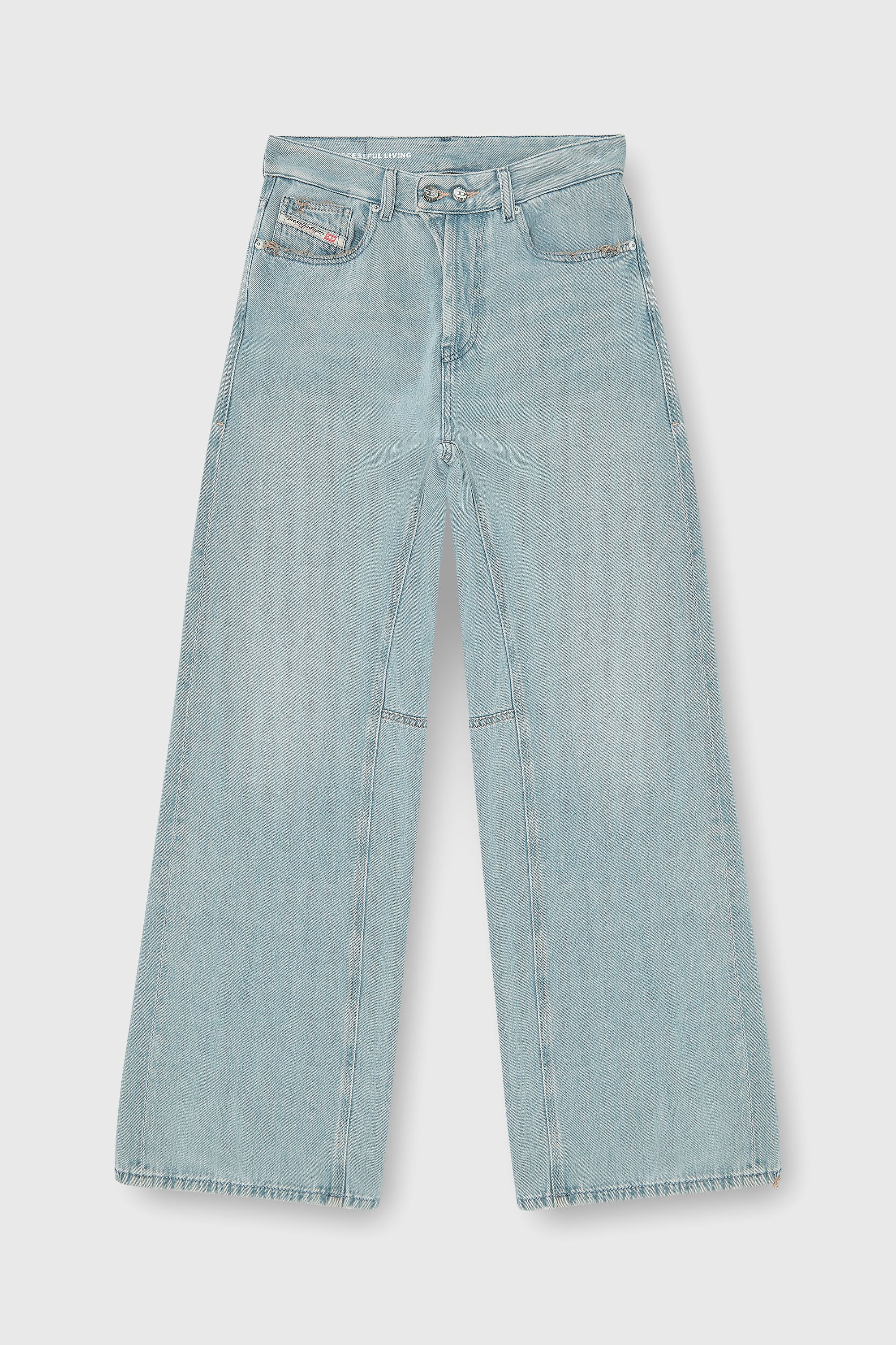 Diesel - Relaxed Jeans 1996 D-Sire 09P84 Mujer, Azul Claro - 2
