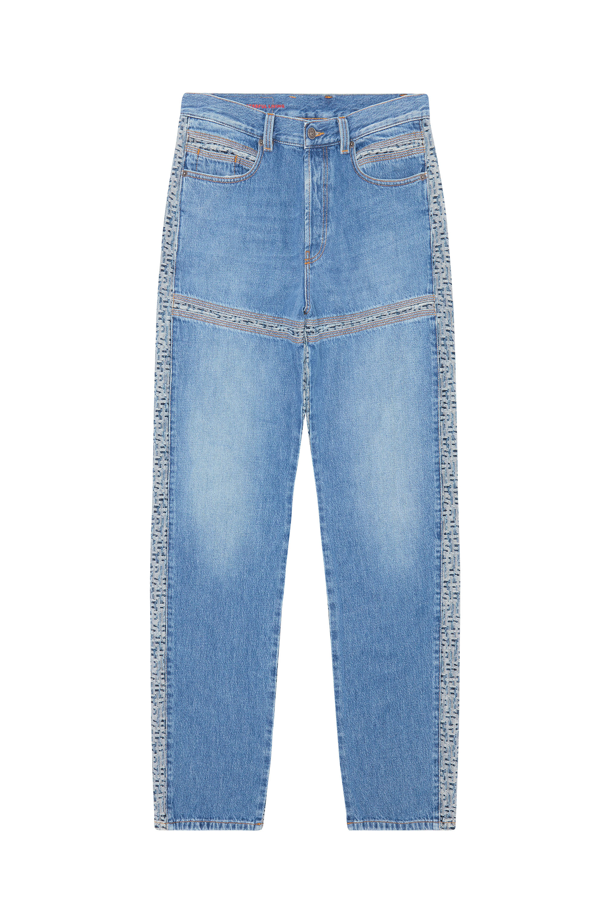 Diesel - D-Mand 09E41 Straight Jeans, Azul medio - Image 6