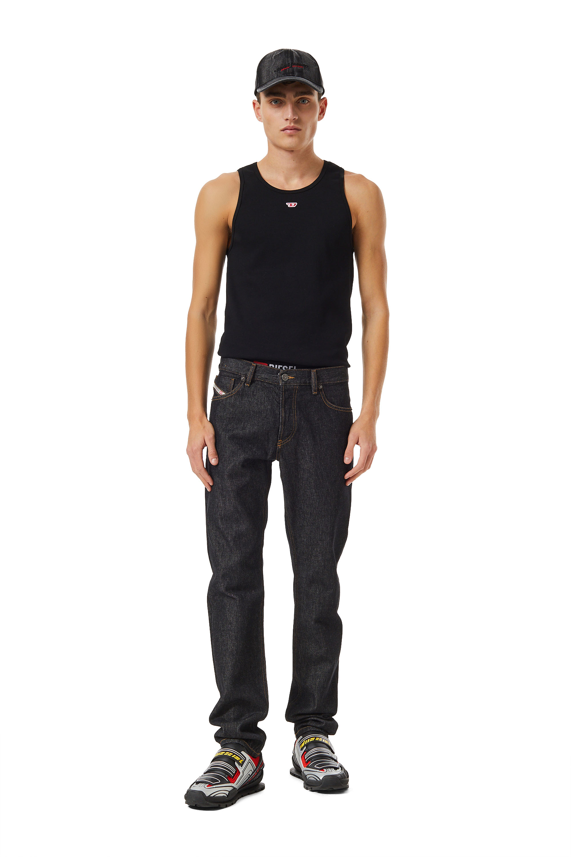Diesel - 1995 D-SARK Z9C34 Straight Jeans, Negro/Gris oscuro - Image 5