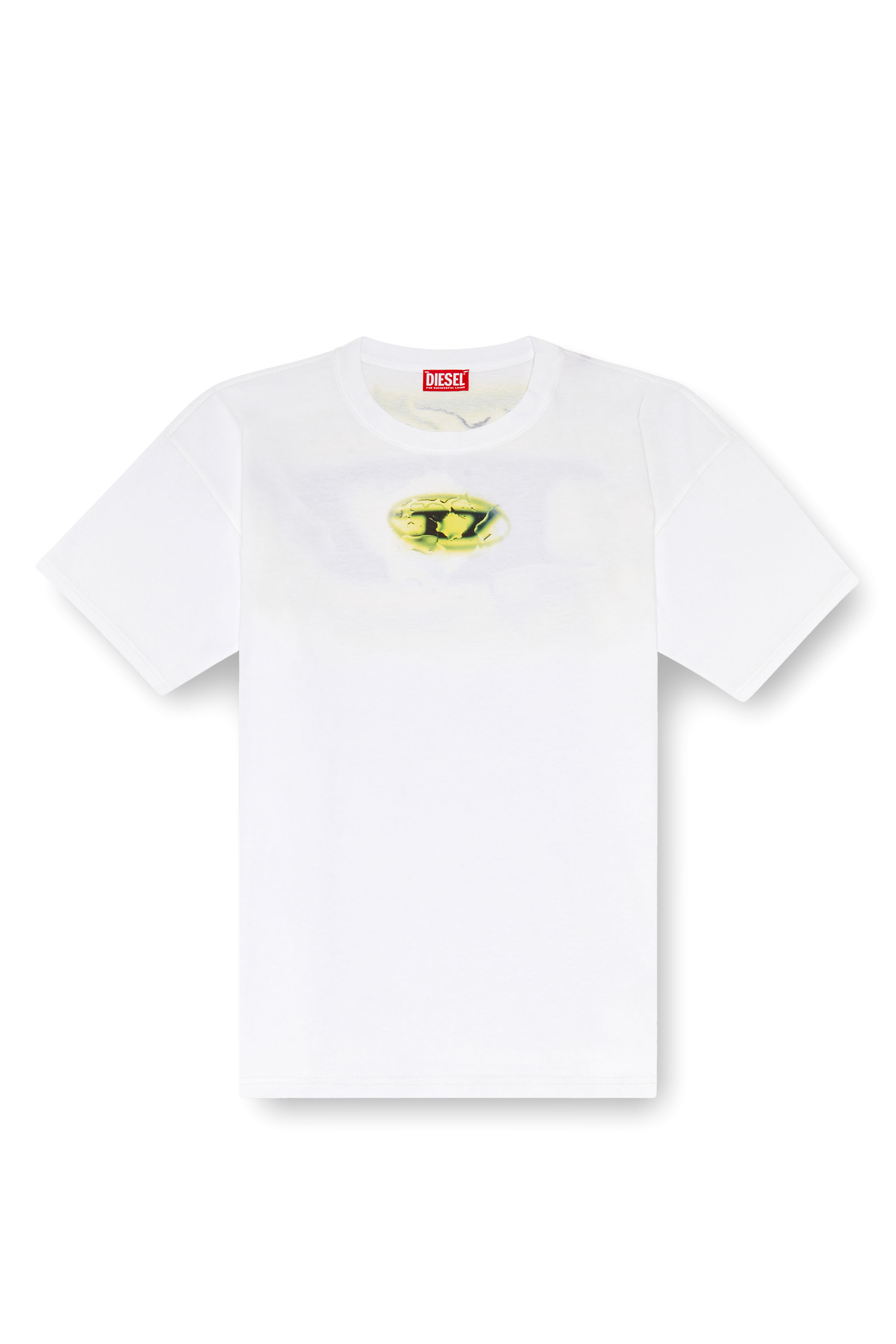 Diesel - T-BOXT-K3, Hombre Camiseta con logotipo con efecto brillante in Blanco - Image 3