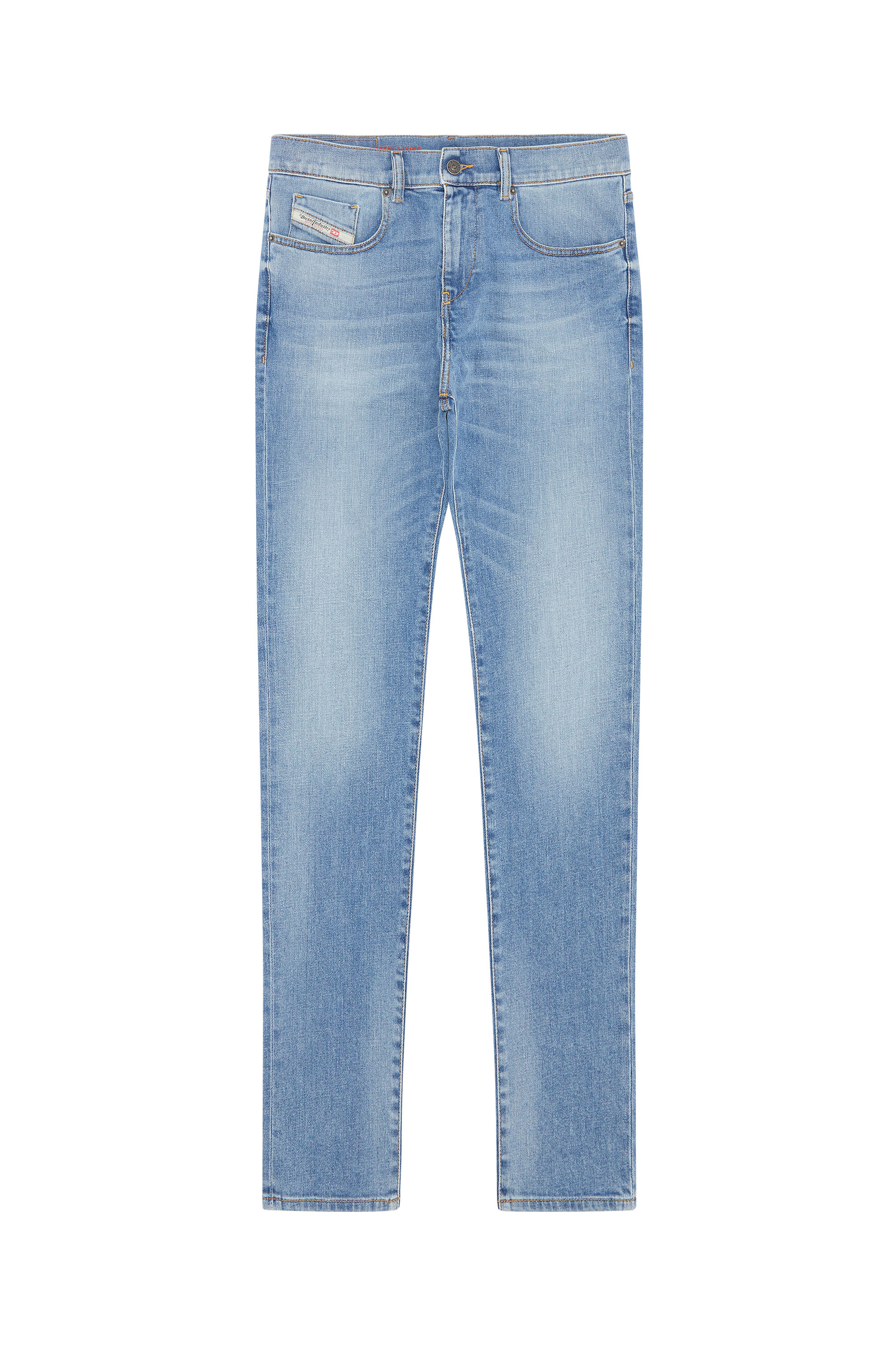 Diesel - 2019 D-STRUKT 09E13 Slim Jeans, Azul Claro - Image 6
