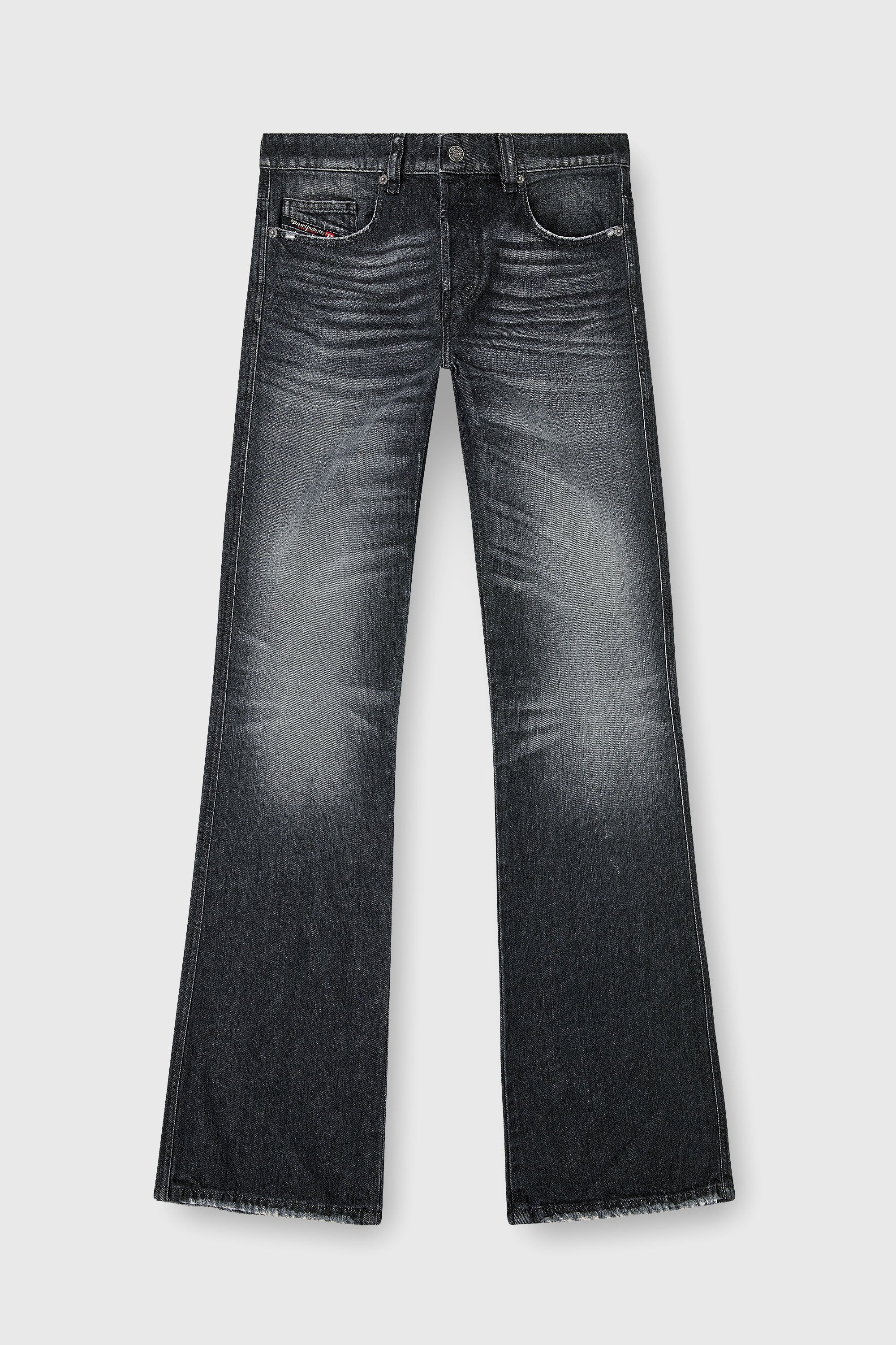 Diesel - Bootcut Jeans 1998 D-Buck 09L50 Hombre, Negro/Gris oscuro - 2