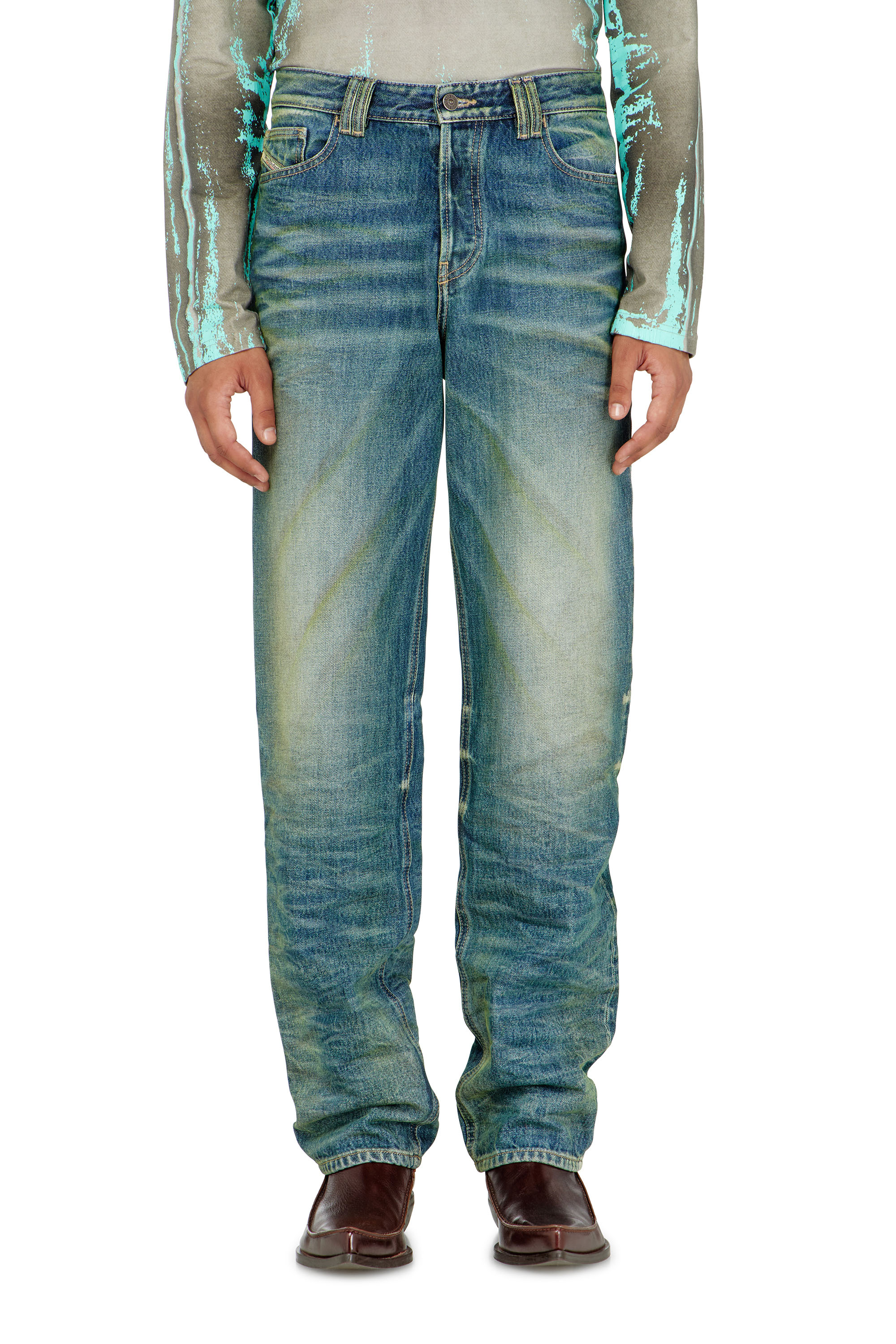 Diesel - Regular Jeans 1991 D-Voeed 007FV Hombre, Azul medio - 2