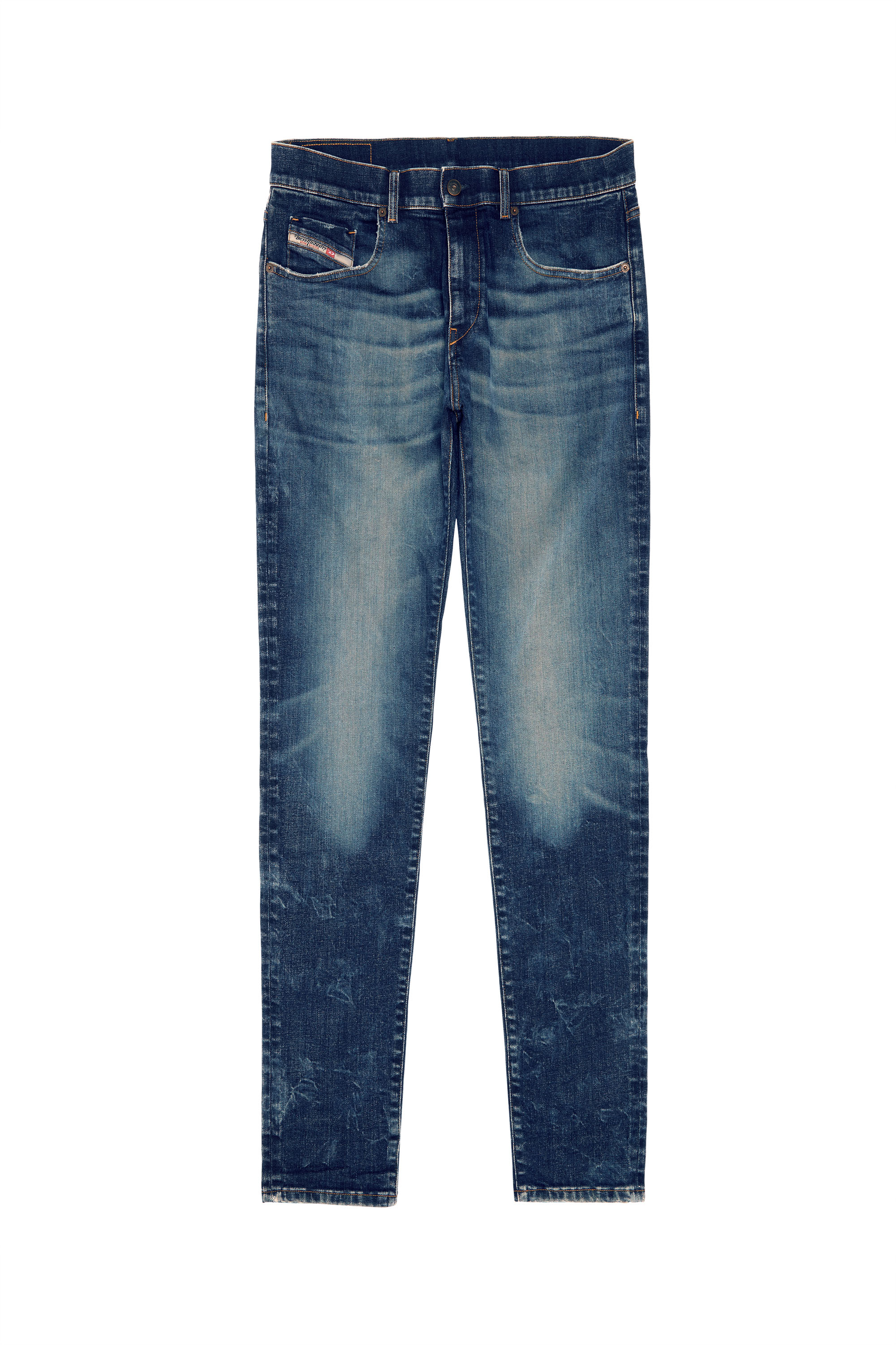 Diesel - 2019 D-STRUKT 09C73 Slim Jeans, Azul Oscuro - Image 6