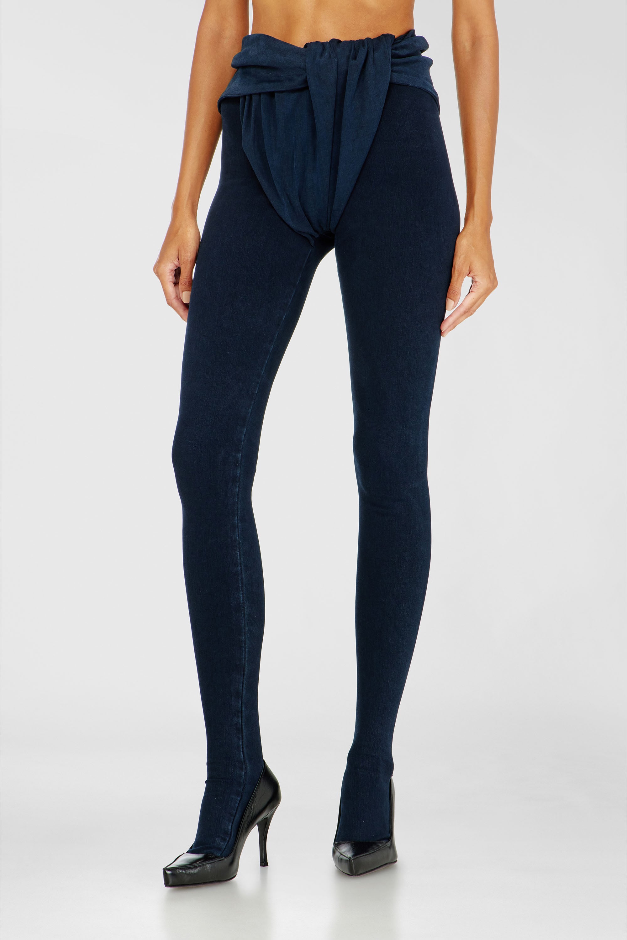 Diesel - Skinny Jeans D-Velly 09R36 Mujer, Azul Oscuro - 1