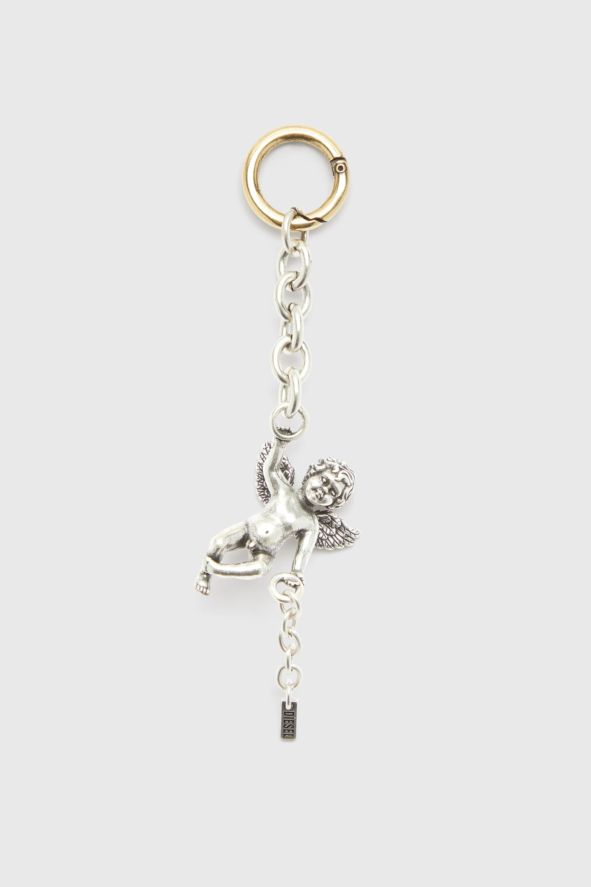 Diesel - CHARM-ANGEL, Charm de querub&iacute;n met&aacute;lico Mujer in Plateado - 1
