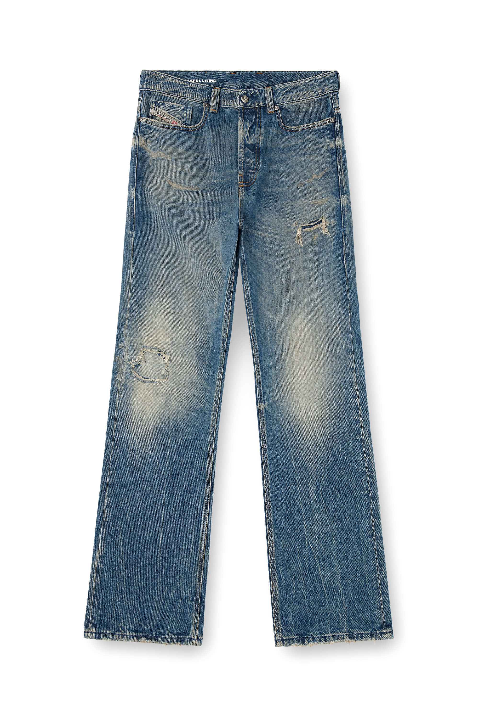 Diesel - Relaxed Jeans 1980 D-Eeper 09M28 Hombre, Azul medio - 3