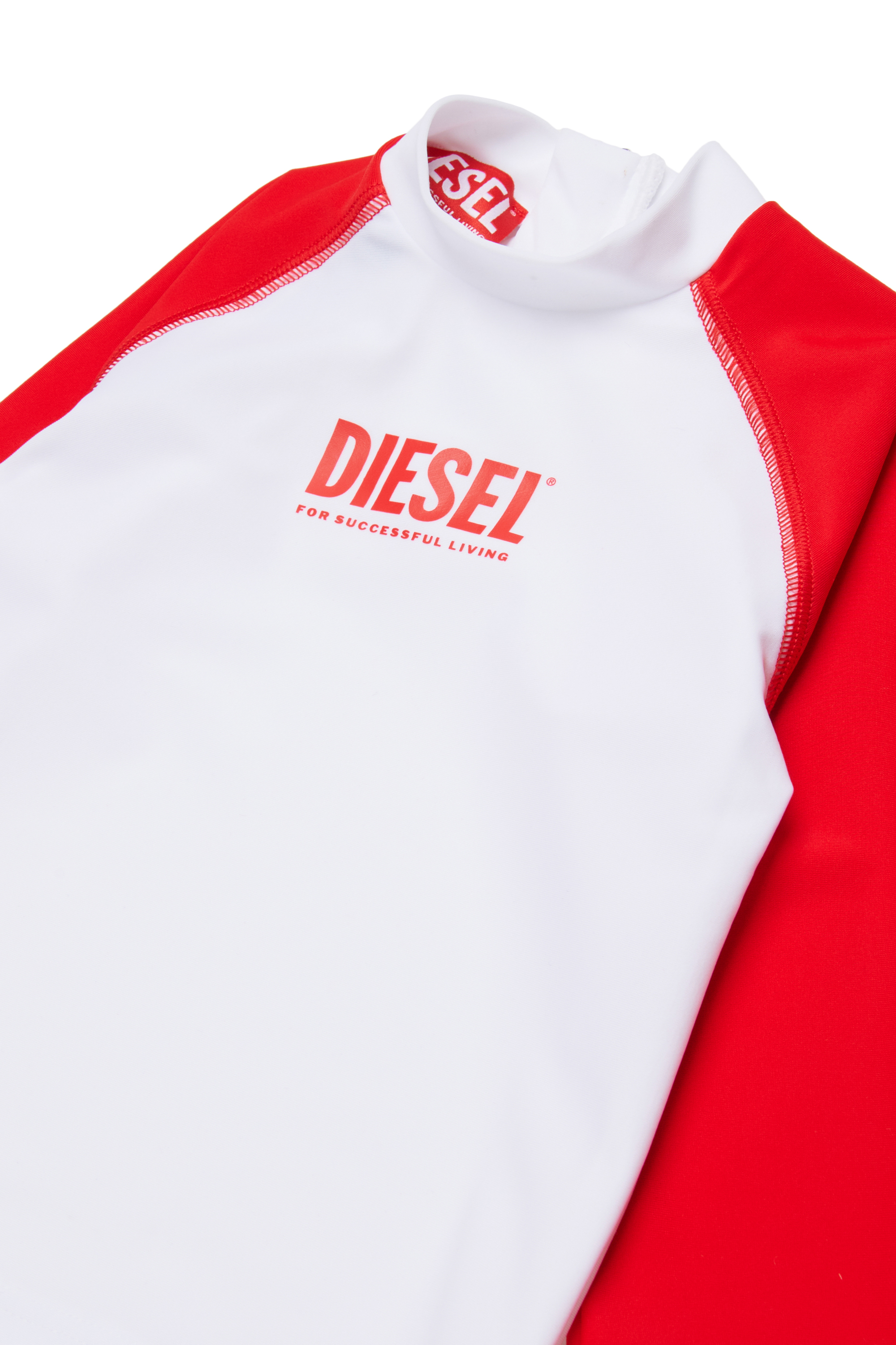 Diesel - MTRIB, Camiseta de protecci&oacute;n con cuello alto Hombre in Multicolor - 3