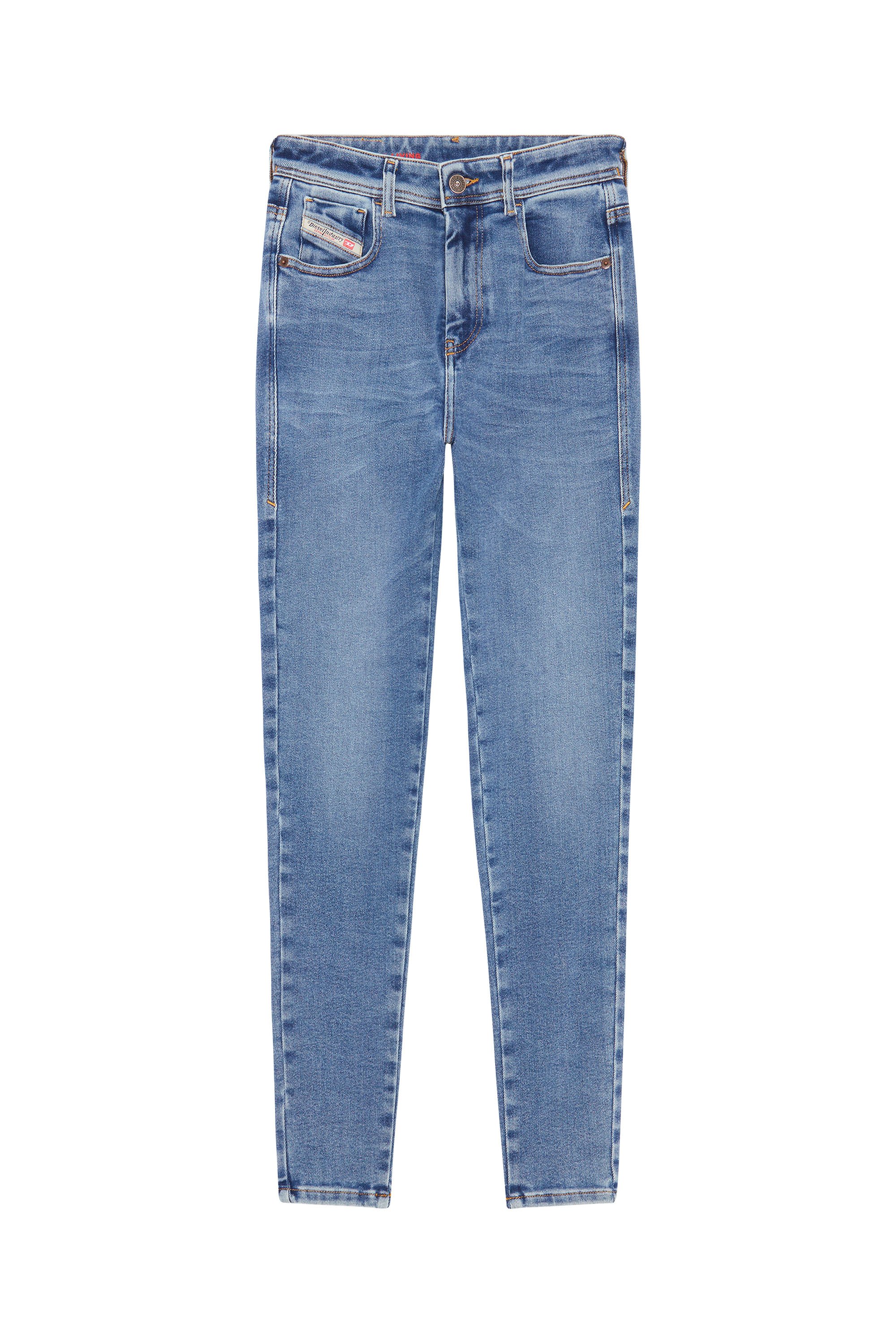 Diesel - Super skinny Jeans 1984 Slandy-High 09D62, Azul medio - Image 5