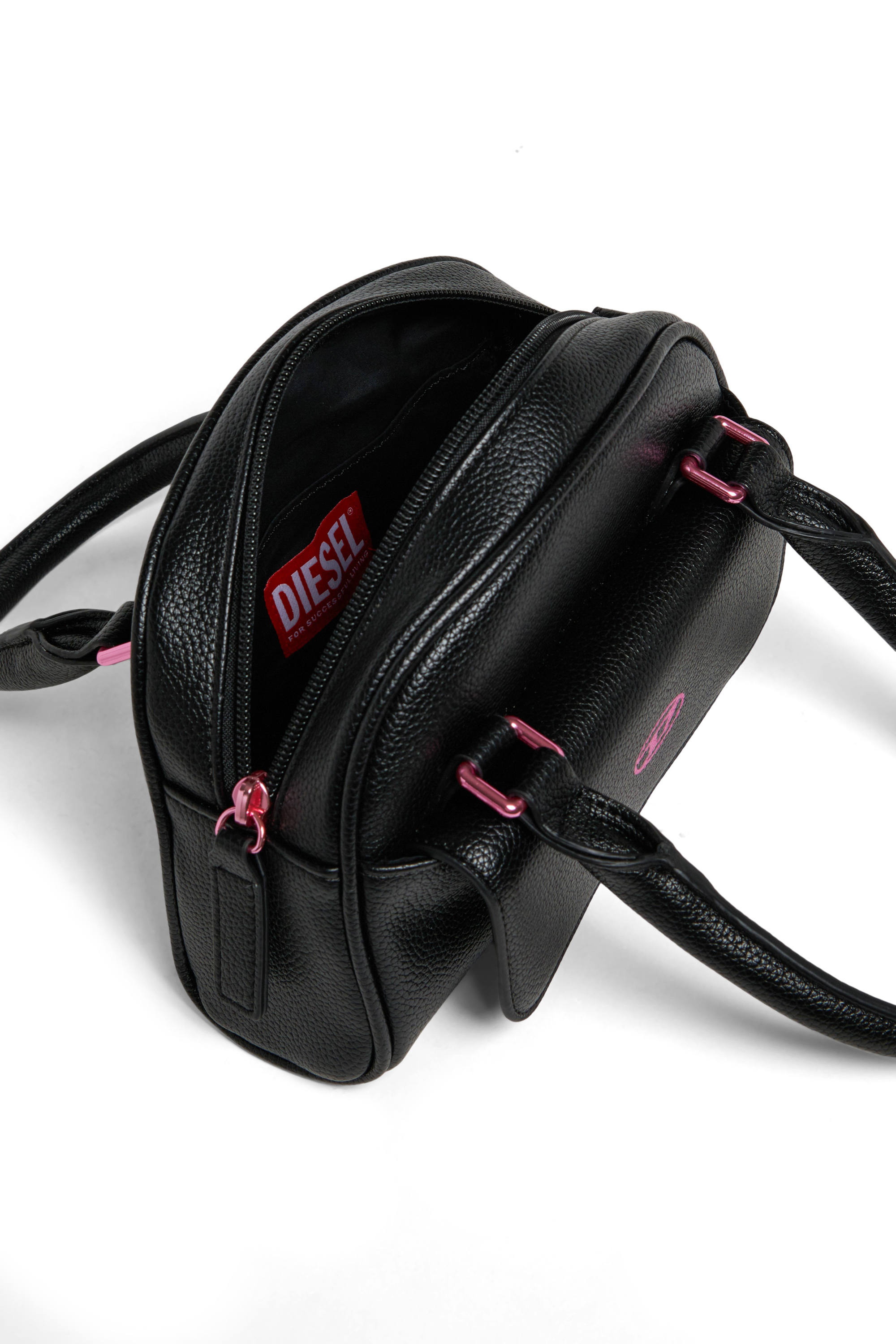 Diesel - WREDY, WREDY - Bolso en tejido revestido granuloso Mujer in Negro - 4