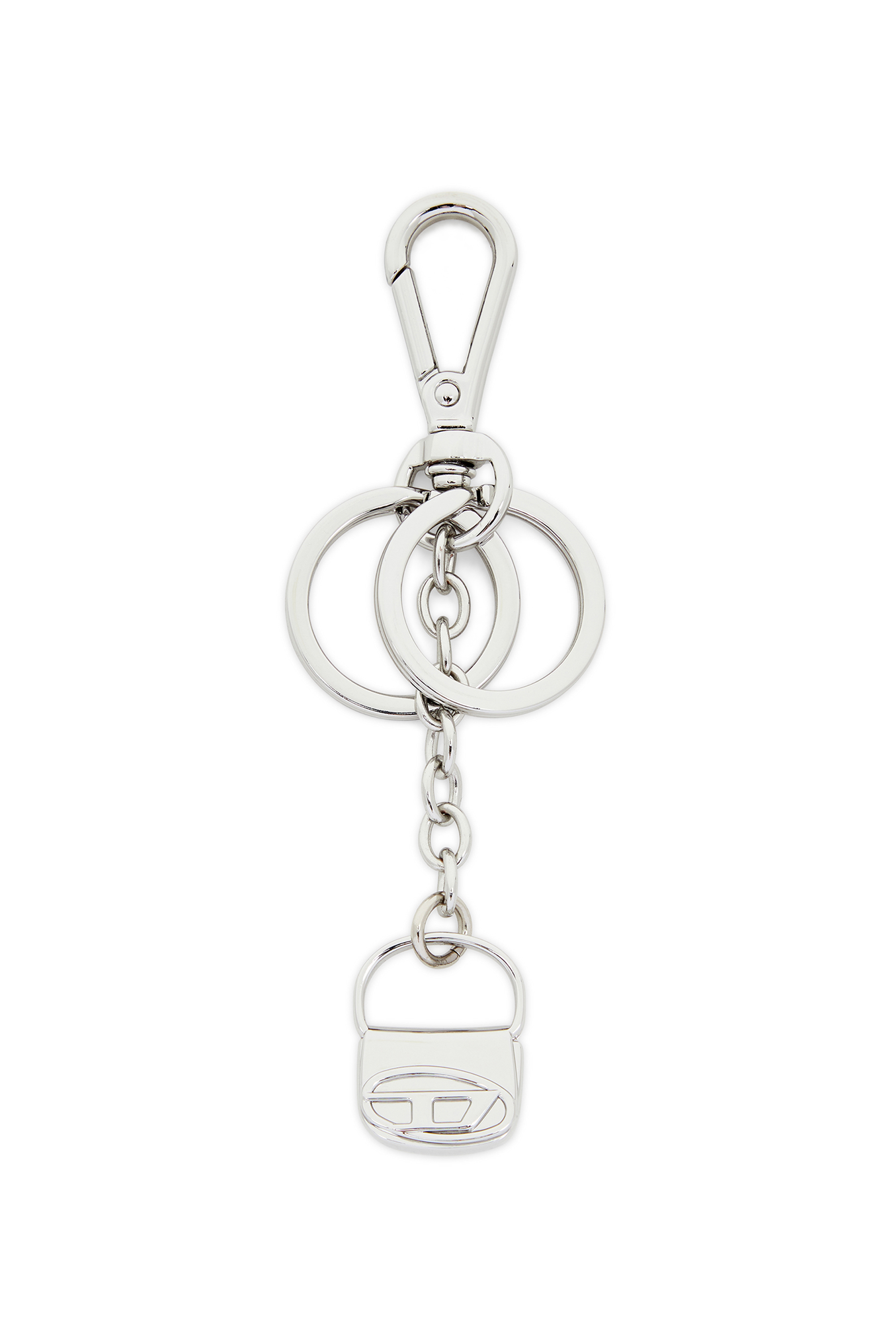 Diesel - 1DR-KEYRING CHARM, Llavero de metal con colgante de bolso 1DR Mujer in Plateado - 1