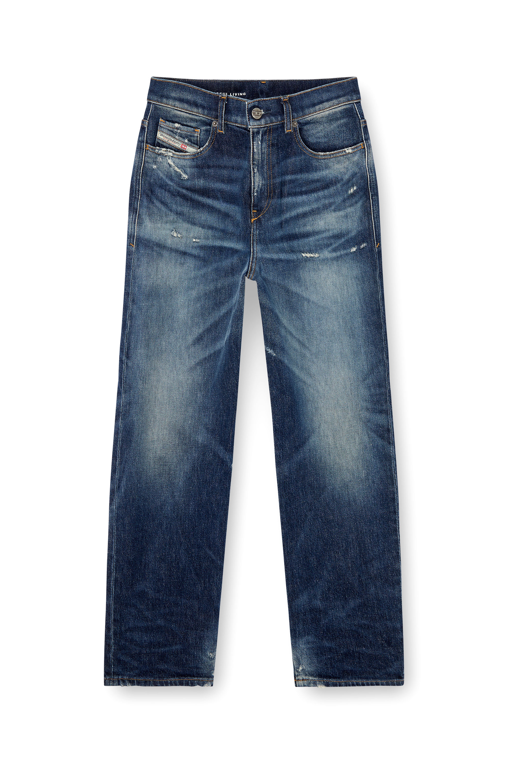 Diesel - Regular Jeans 2016 D-Air 09J56 Mujer, Azul Oscuro - 3