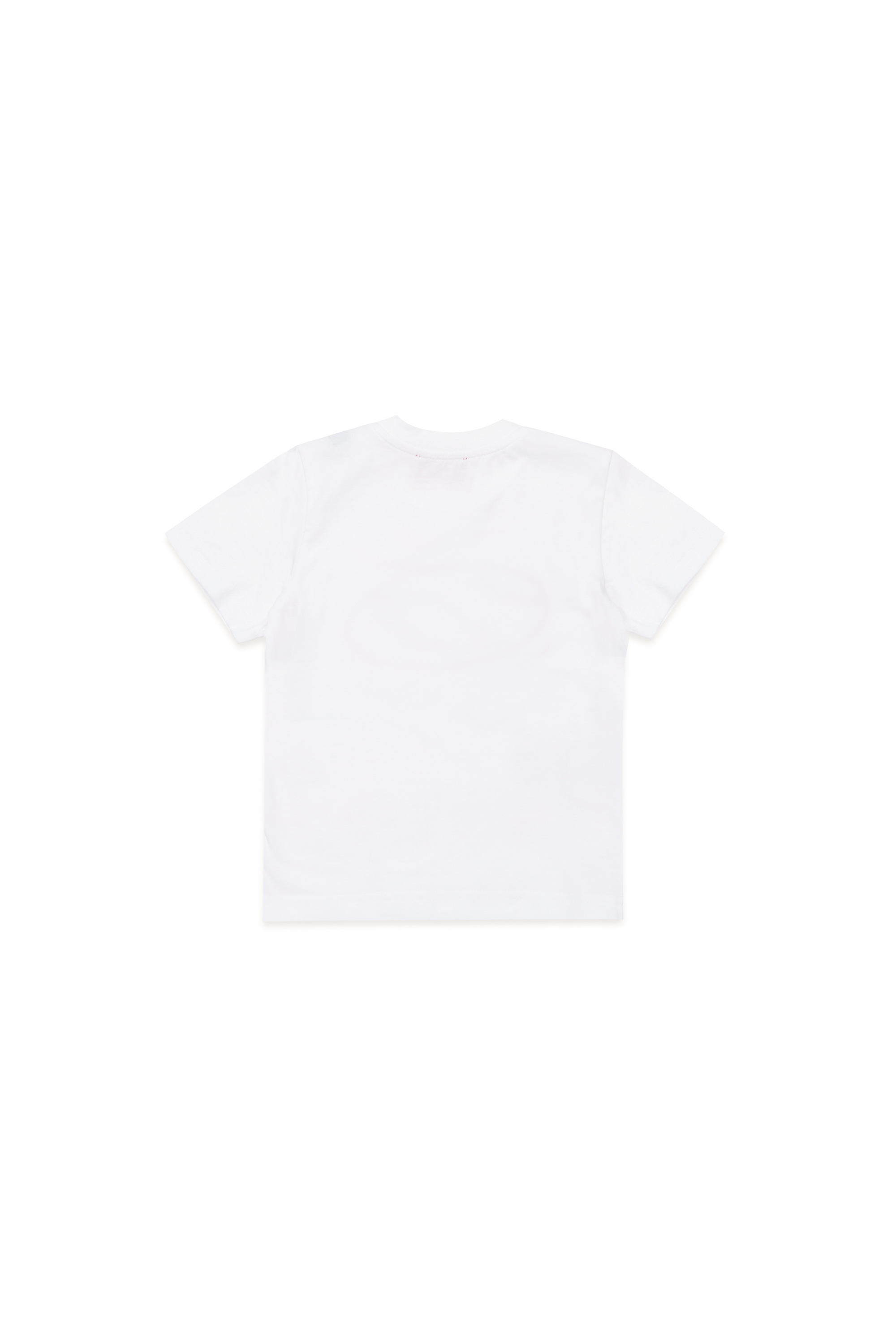Diesel - TCERB, Unisex Camiseta con logotipo Oval D in Blanco - Image 2