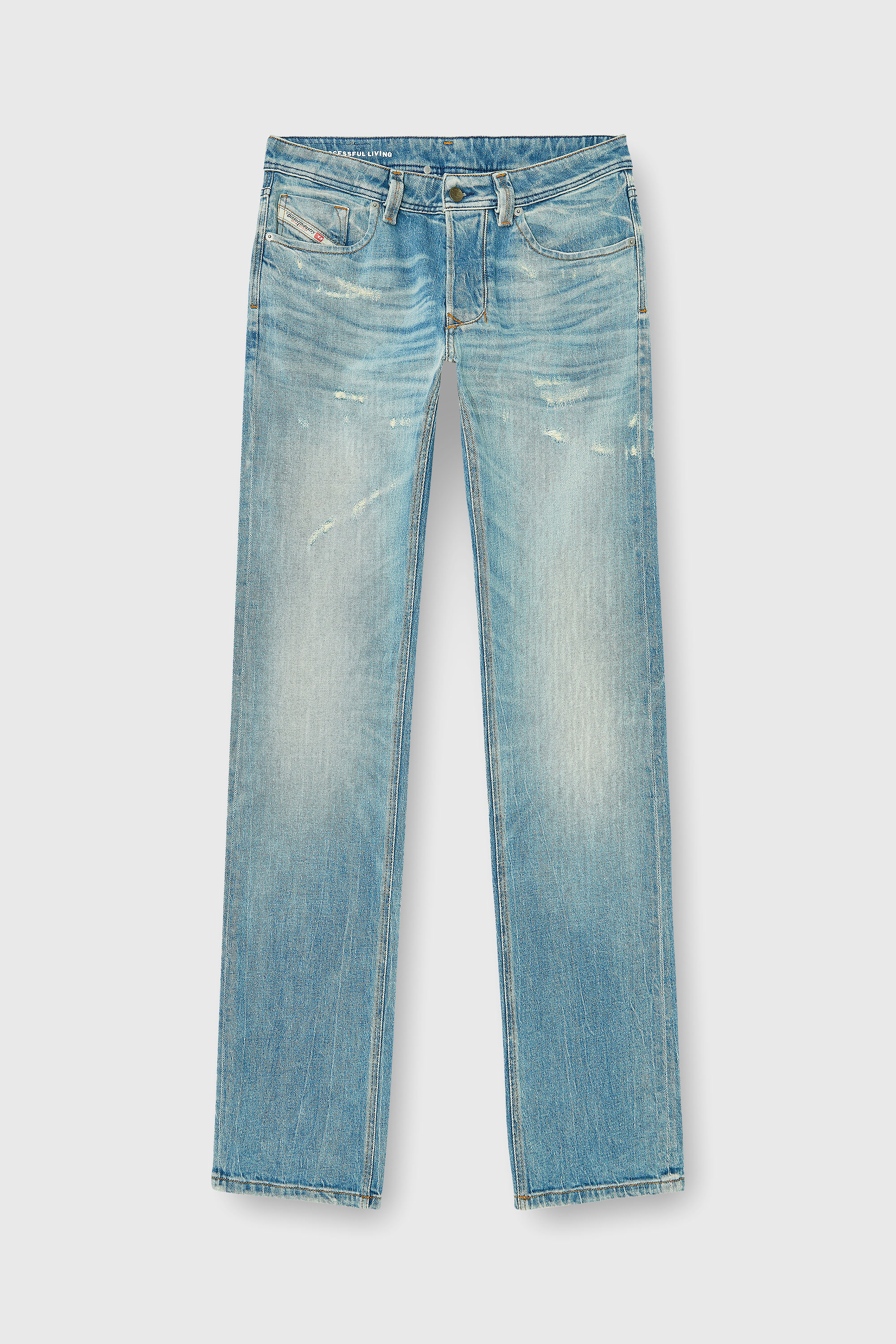 Diesel - Regular Jeans 1985 Larkee 09P33 Hombre, Azul Claro - 2