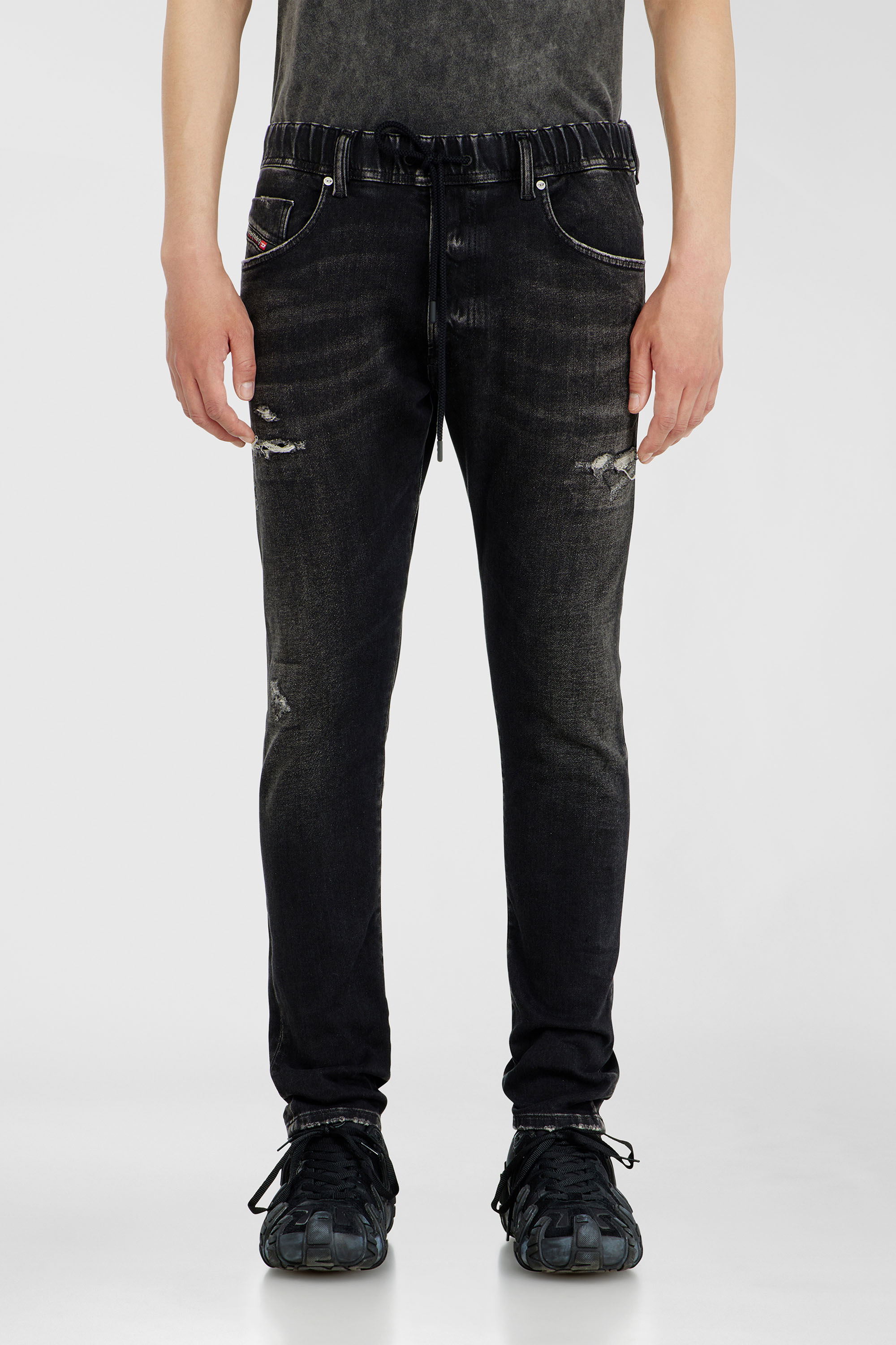 Diesel - Regular 2030 D-Krooley Joggjeans&reg; 09Q22 Hombre, Negro/Gris oscuro - 1