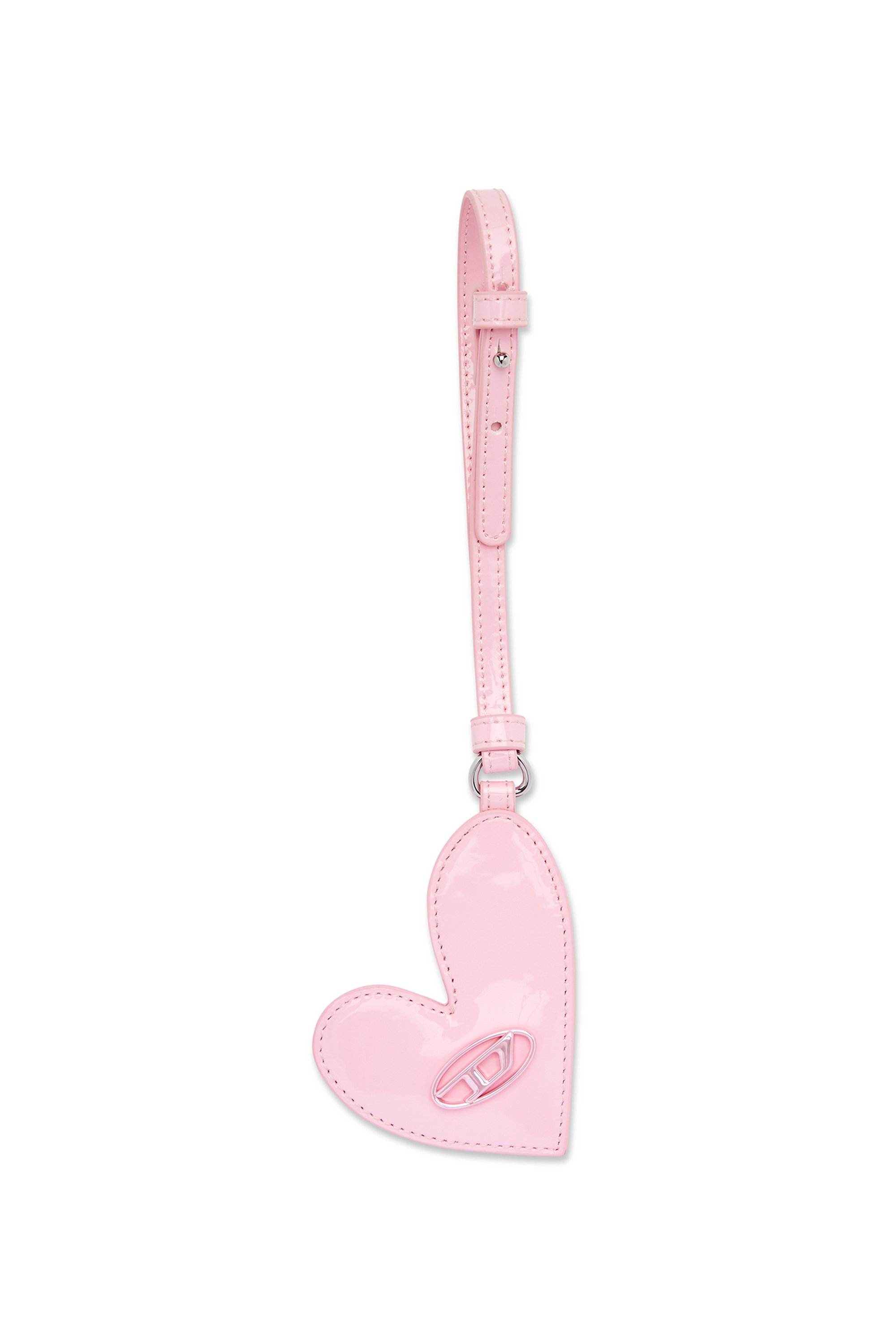 Diesel - PLAY MIRROR, Colgante en forma de espejo con acabado brillante Mujer in Rosa - 1