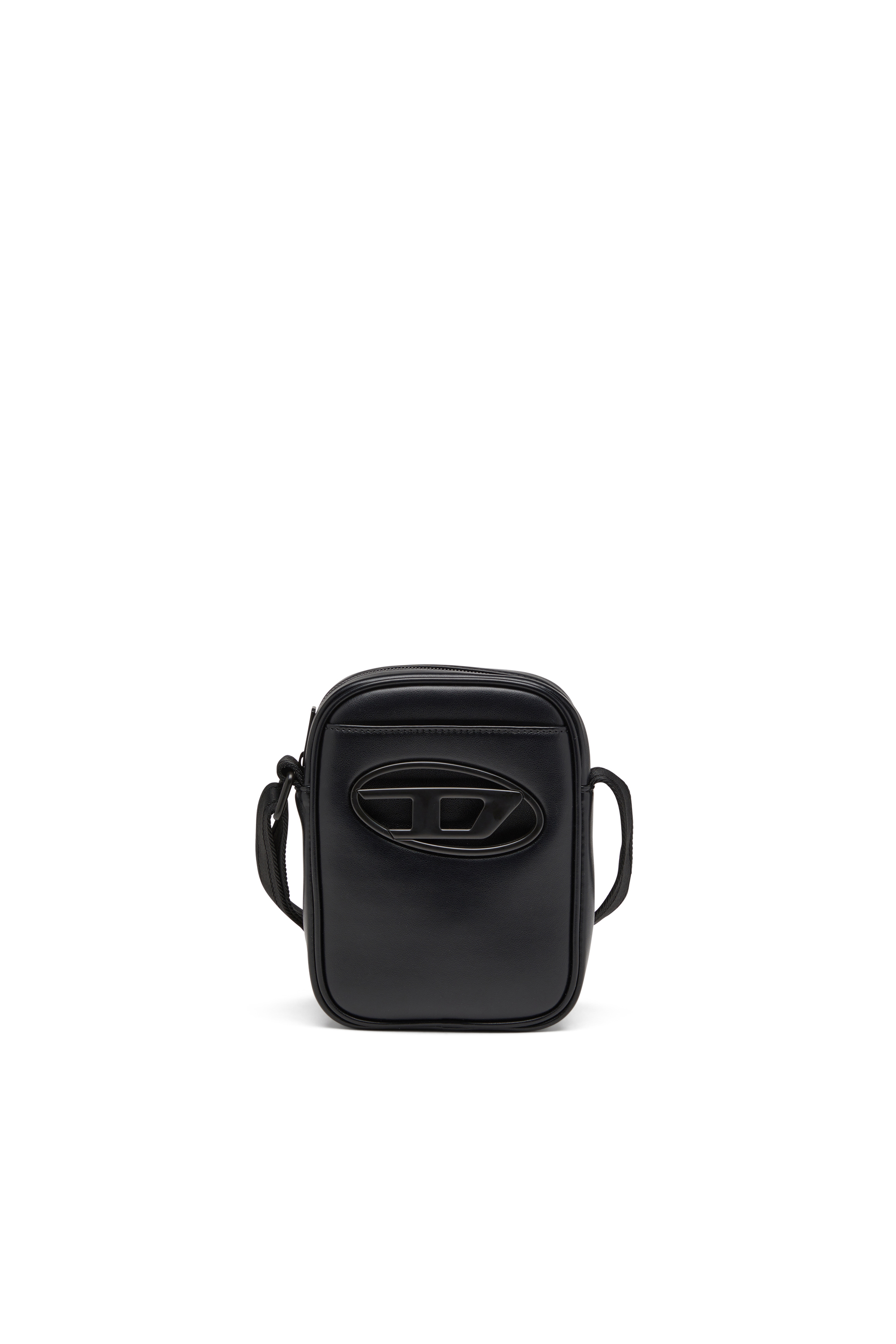 Diesel - HOLI-D CROSSBODY, Man's Holi-D-Crossbody bag in PU and neoprene in Black - 1