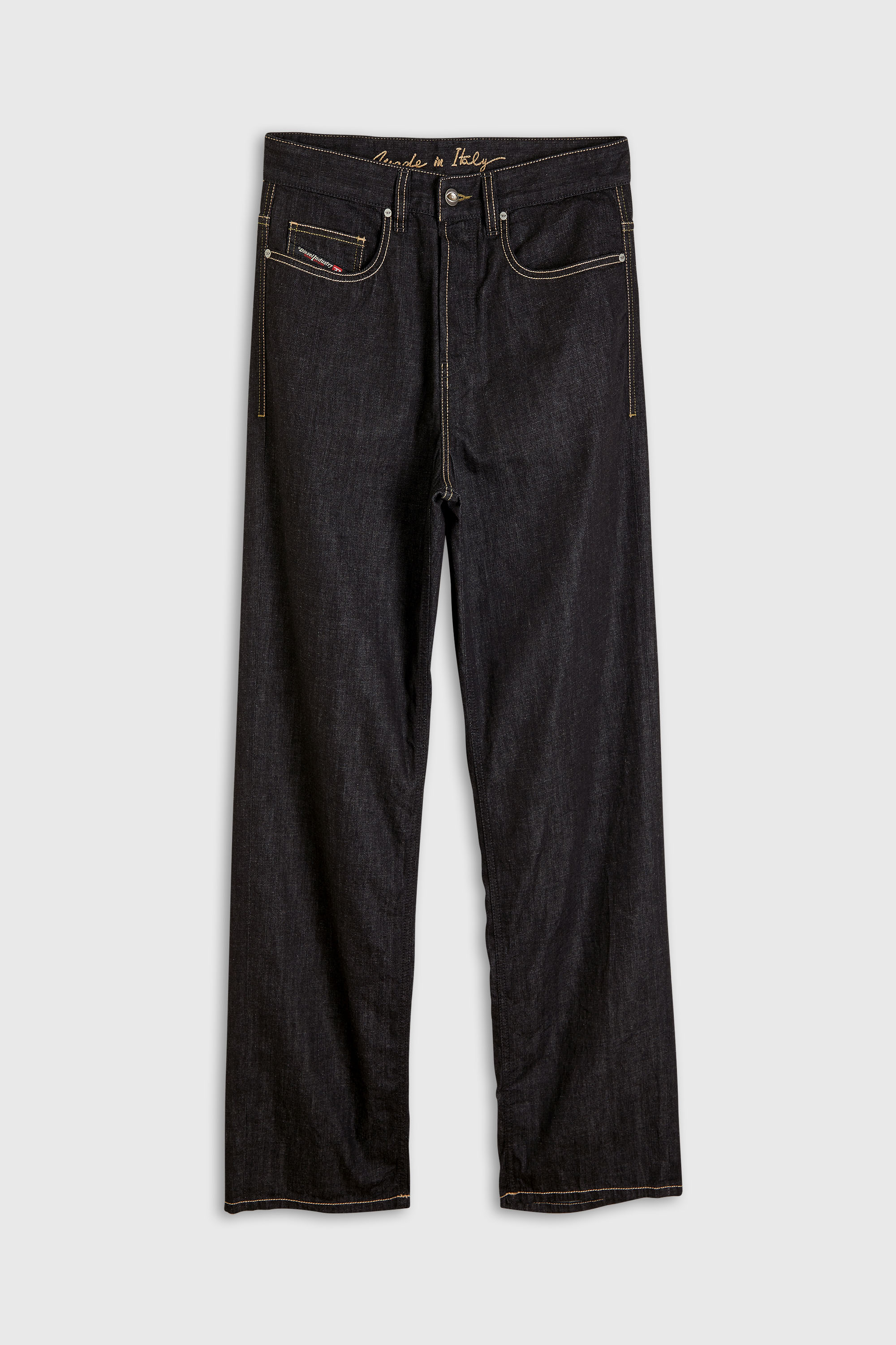 Diesel - Relaxed Jeans 2001 D-Macro 09R42 Hombre, Negro/Gris oscuro - 2