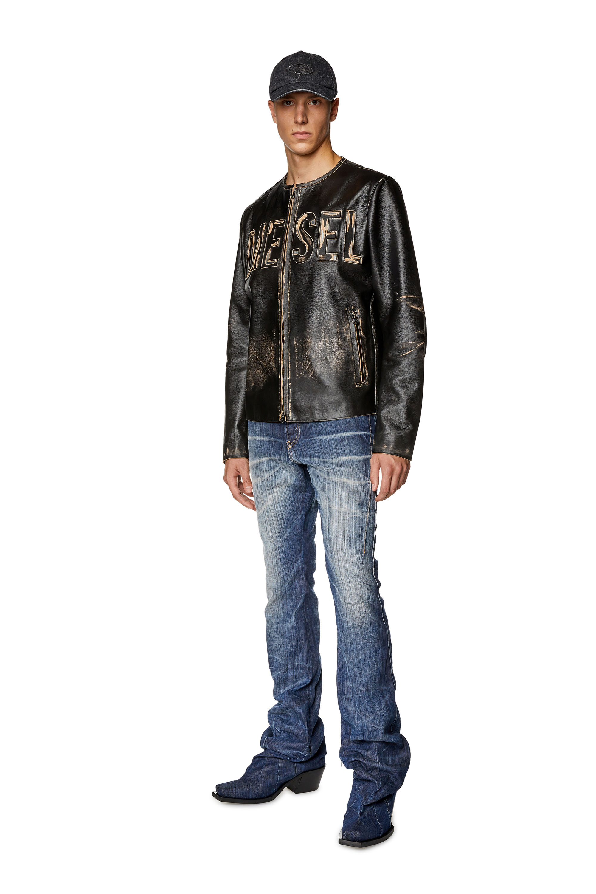 Diesel - Bootcut Jeans D-Bootcutboot 09I03, Azul Oscuro - Image 2