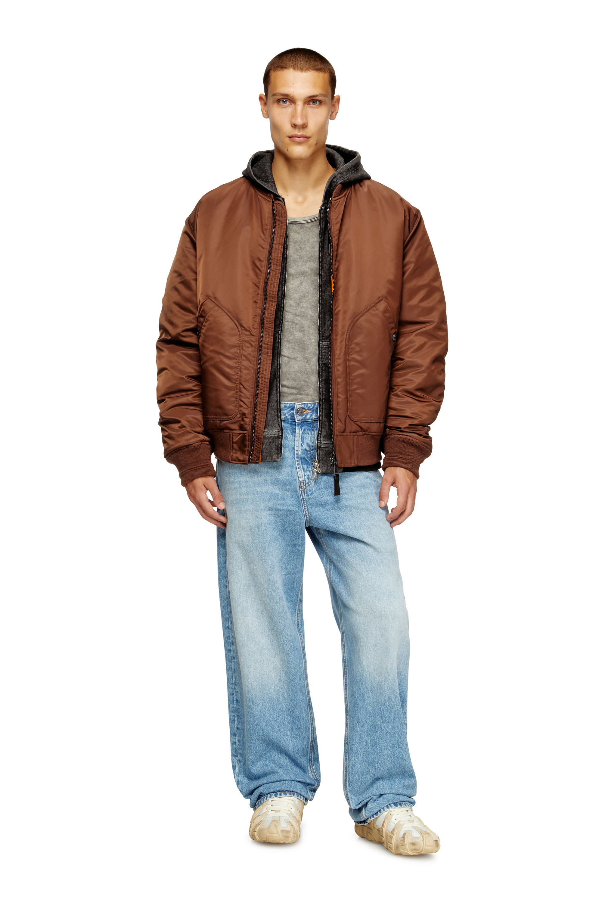 Diesel - Relaxed Jeans 2001 D-Macro 09I29 Hombre, Azul Claro - 1