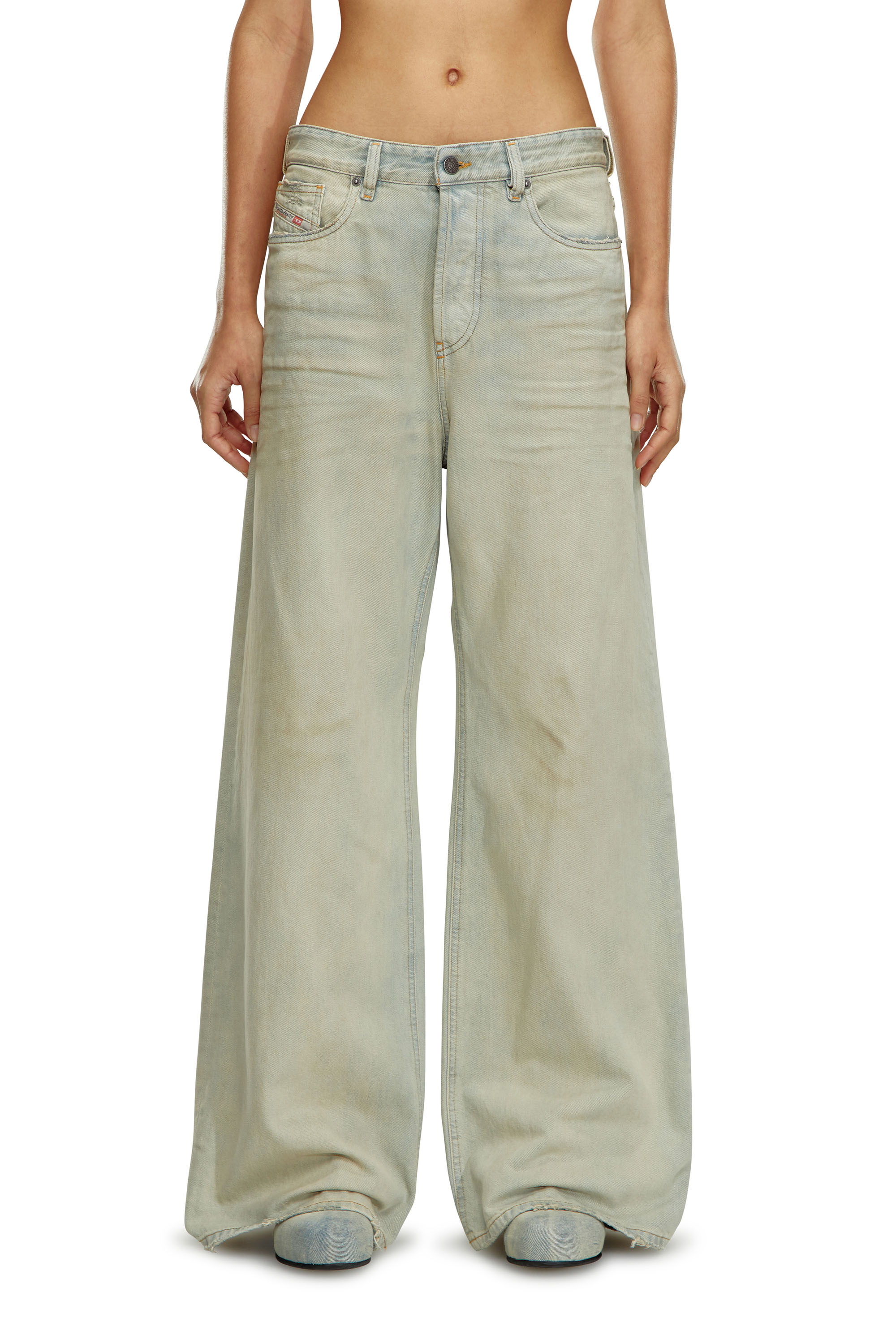 Diesel - Relaxed Jeans 1996 D-Sire 09H60 Mujer, Azul Claro - 3