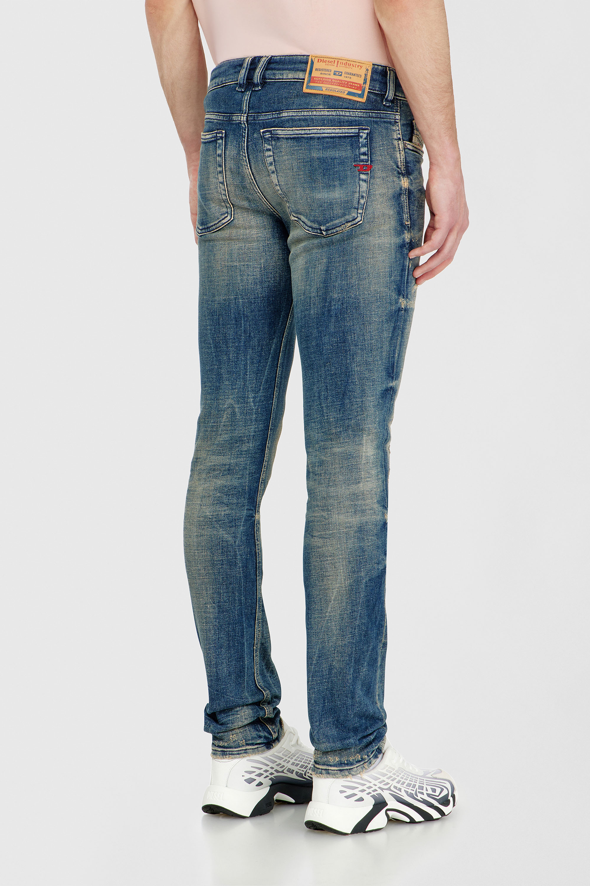 Diesel - Man's Skinny Jeans 1979 Sleenker 09P68, Dark Blue - 5