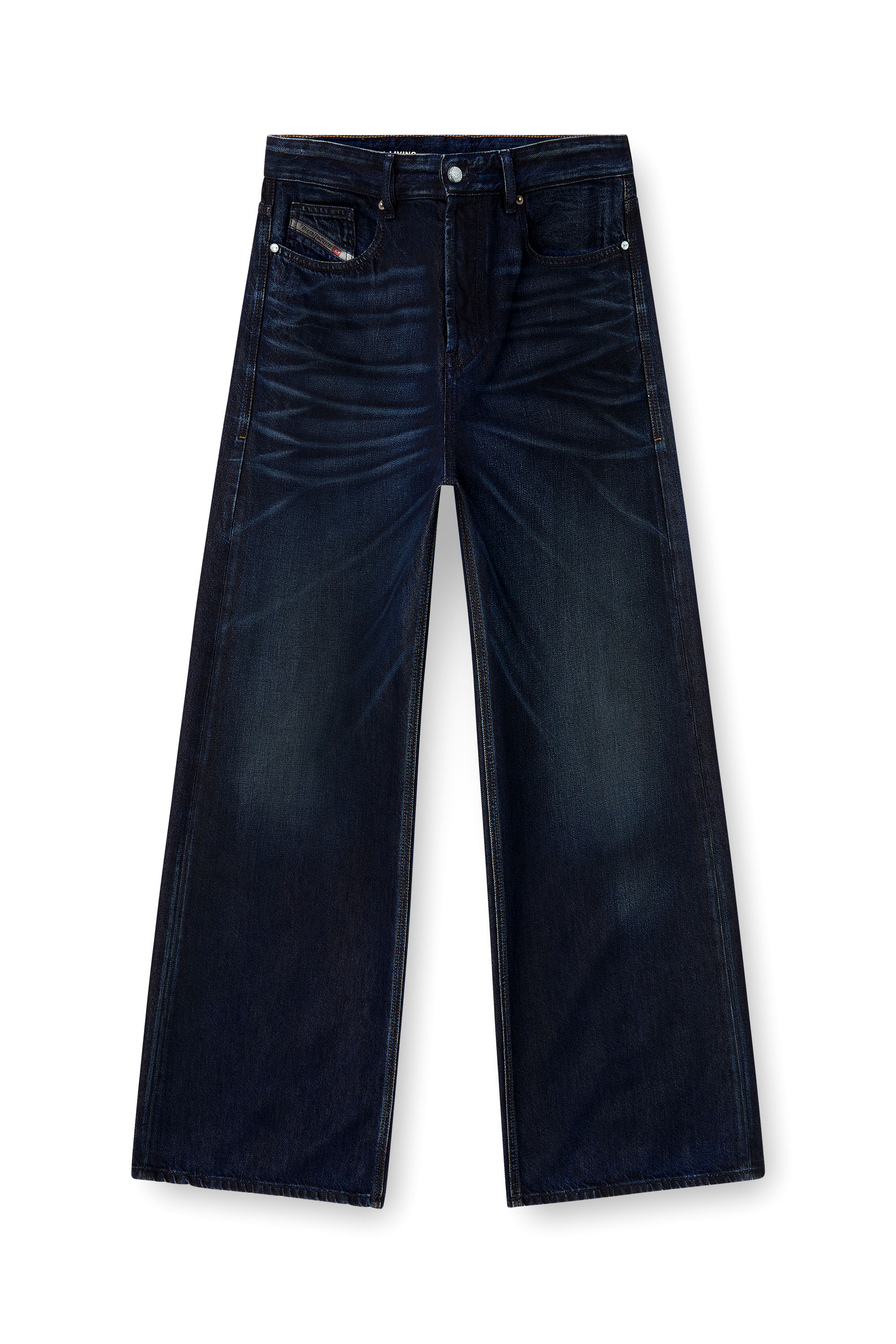Diesel - Relaxed Jeans D-Rise 09N21 Hombre, Azul Oscuro - 2