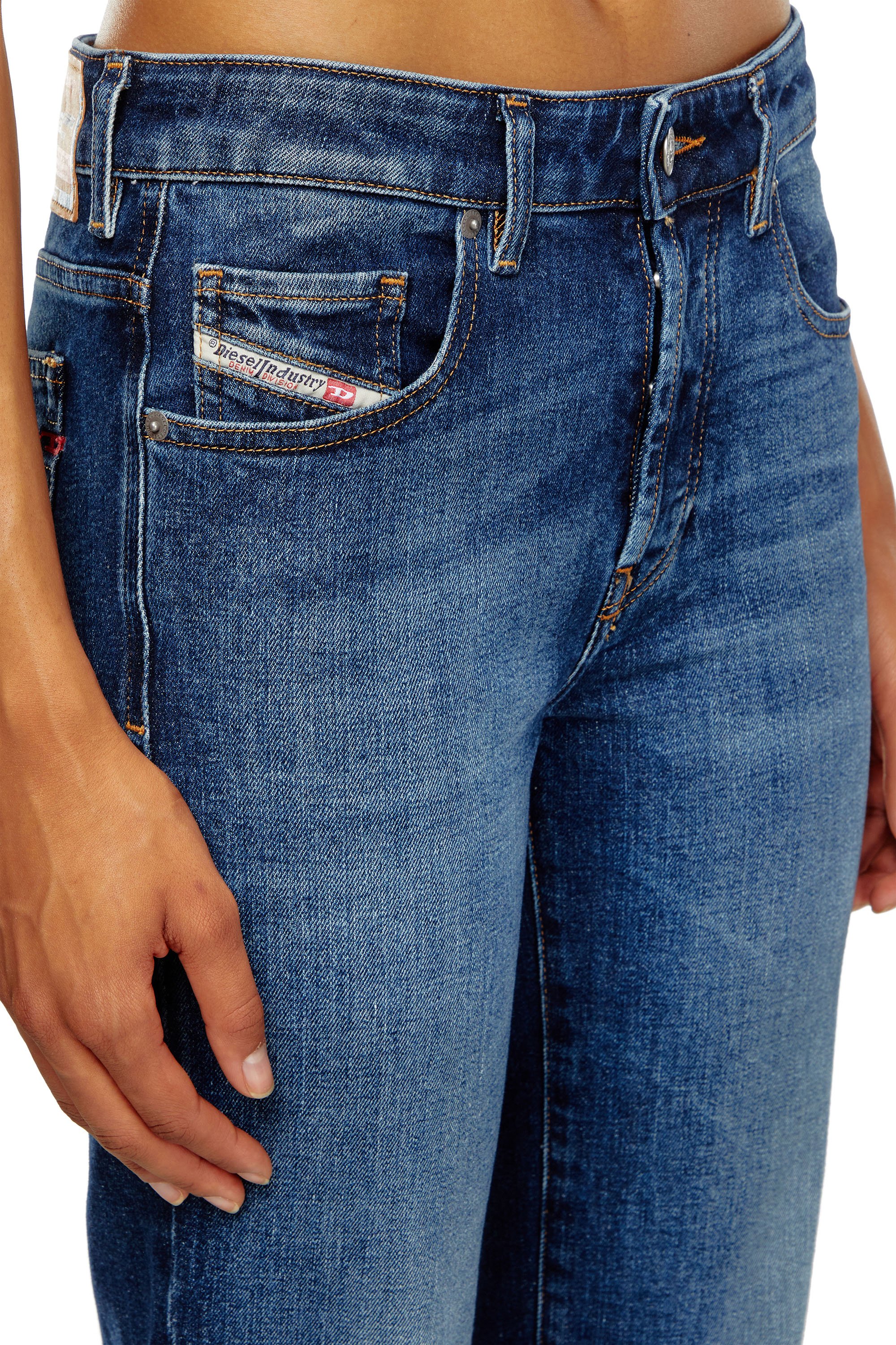 Diesel - Straight Jeans 1989 D-Mine 09I28, Azul Oscuro - Image 3