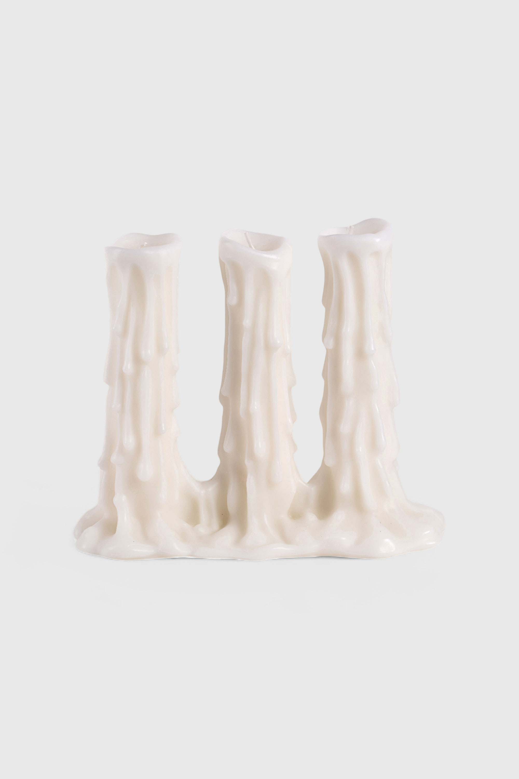 Diesel - 11166 CANDLE&nbsp;"MELT-D&rdquo; CM 15,8X35X29,5 TR, Vela de tres cuerpos Unisex in Blanco - 1