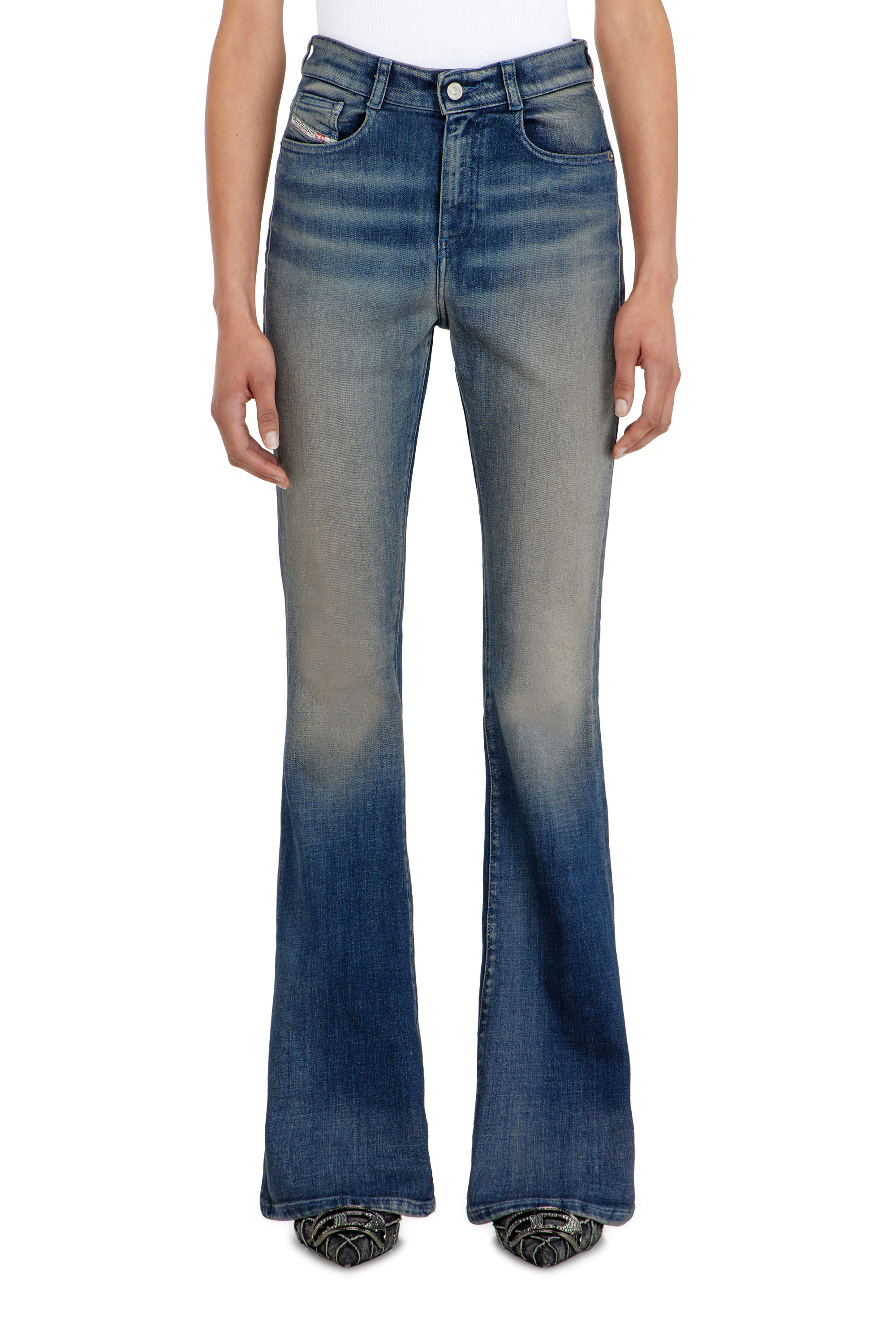 Diesel - Bootcut Jeans 1973 D-Partt 09P67 Mujer, Azul Oscuro - 4