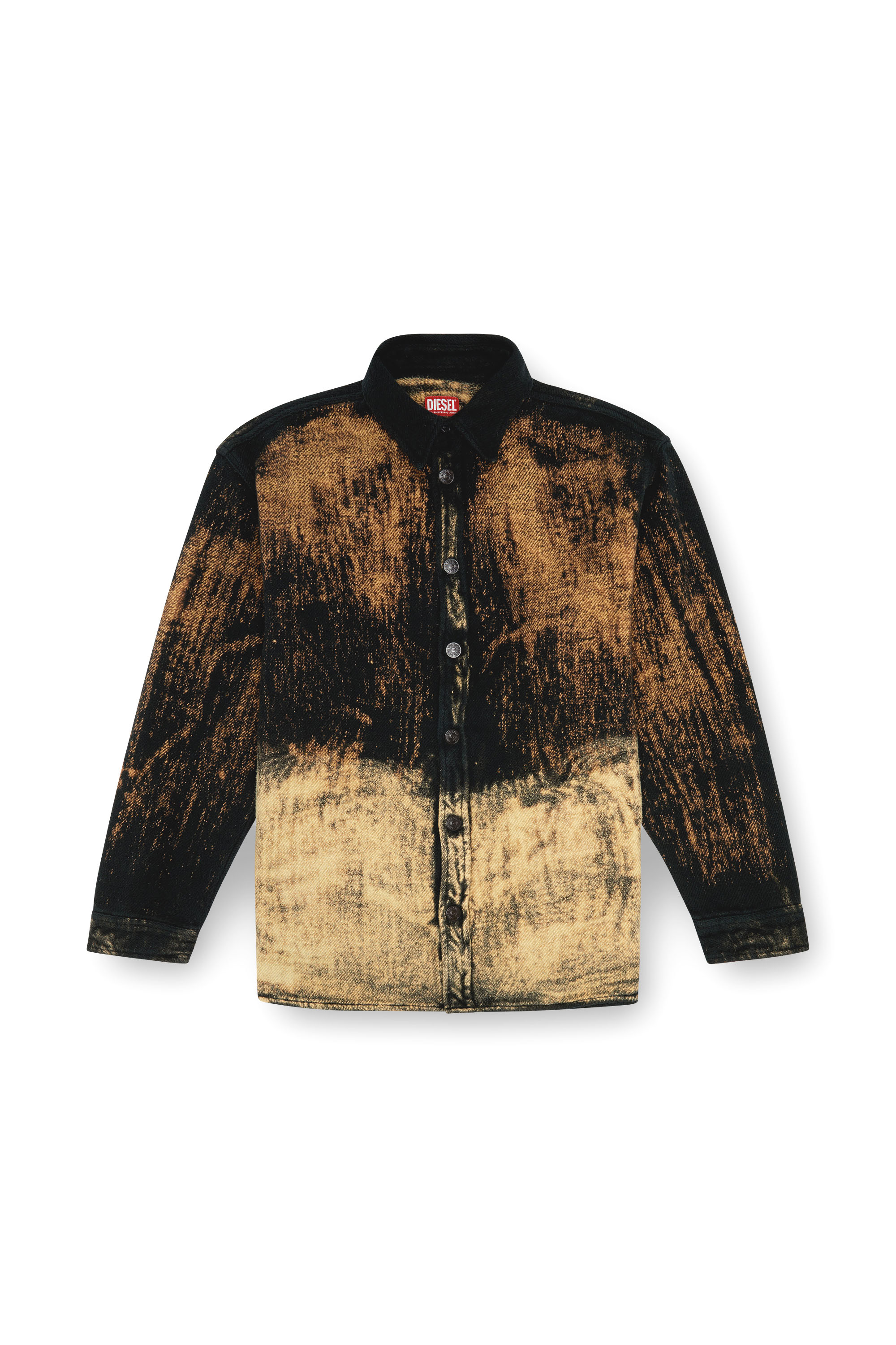 Diesel - S-JAN, Camisa de franela tratada Hombre in Multicolor - 3