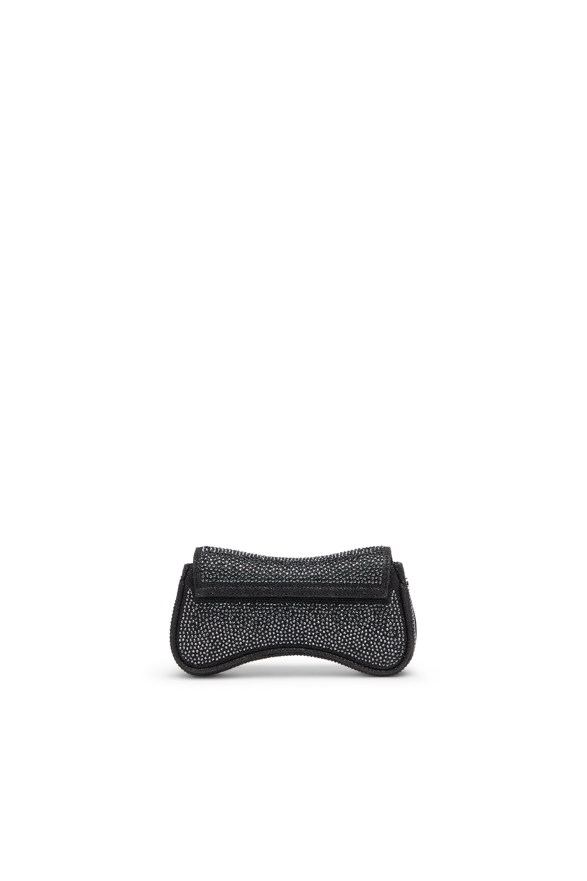 Diesel - PLAY CROSSBODY XS, Play-Bolso bandolera mini en Lurex de cristal Mujer in Negro - 2