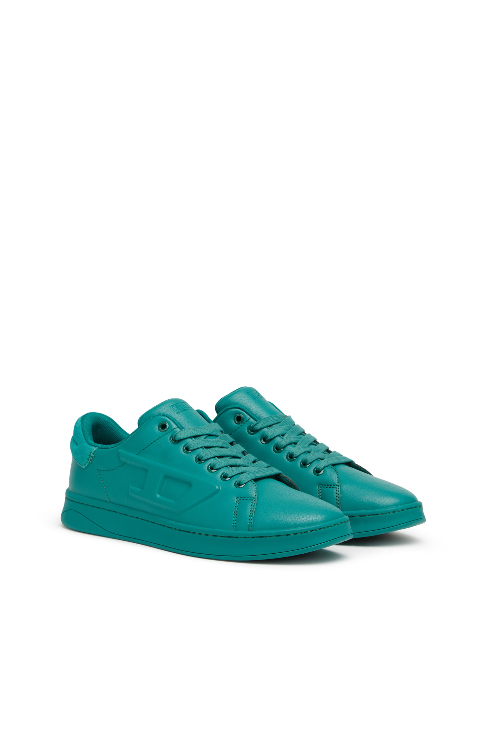 Diesel - S-ATHENE LOW, S-Athene Low-Zapatillas con logotipo D en relieve Hombre in Verde - 2