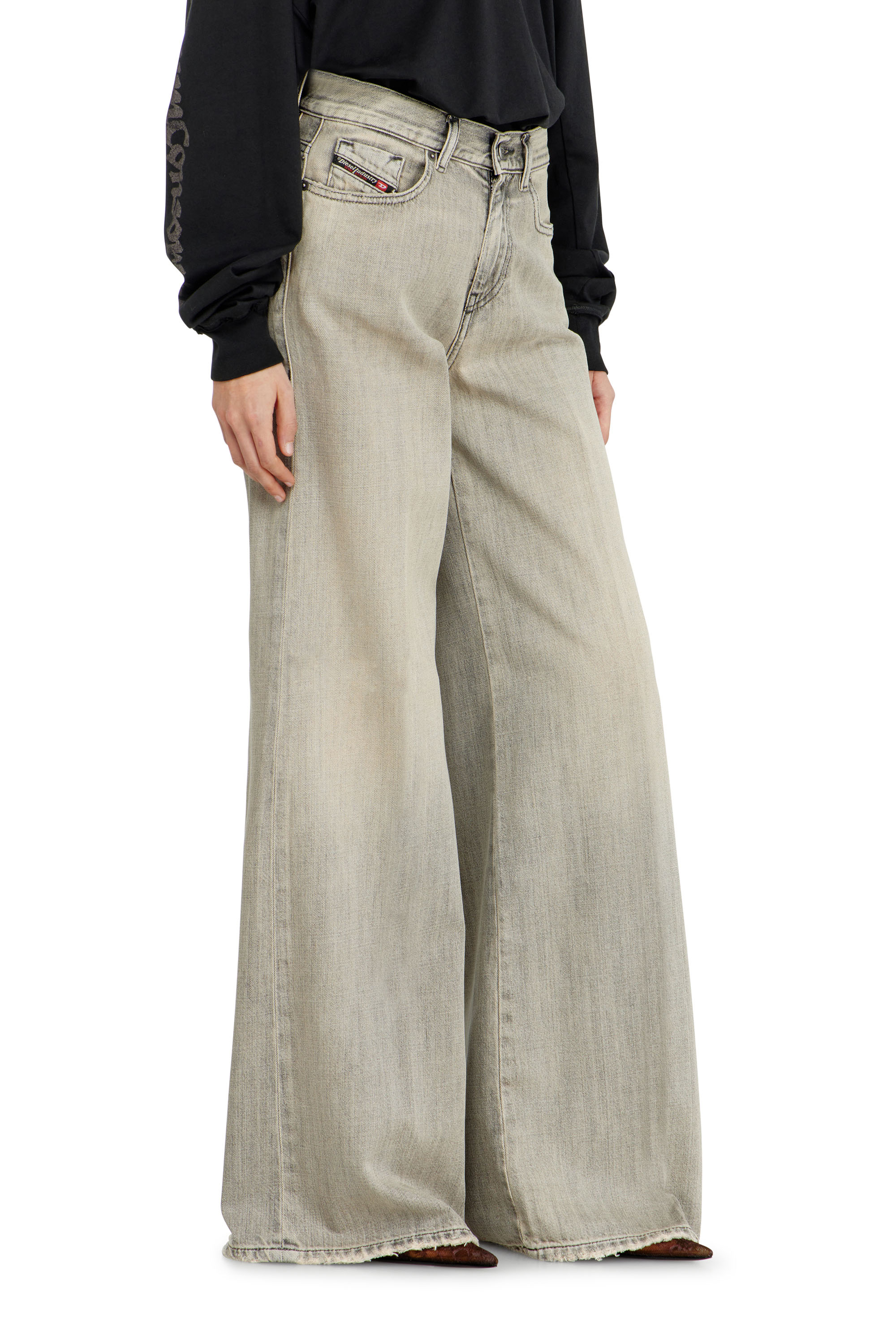 Diesel - Flare Jeans 1978 D-Akemi 068RU Mujer, Gris - 7