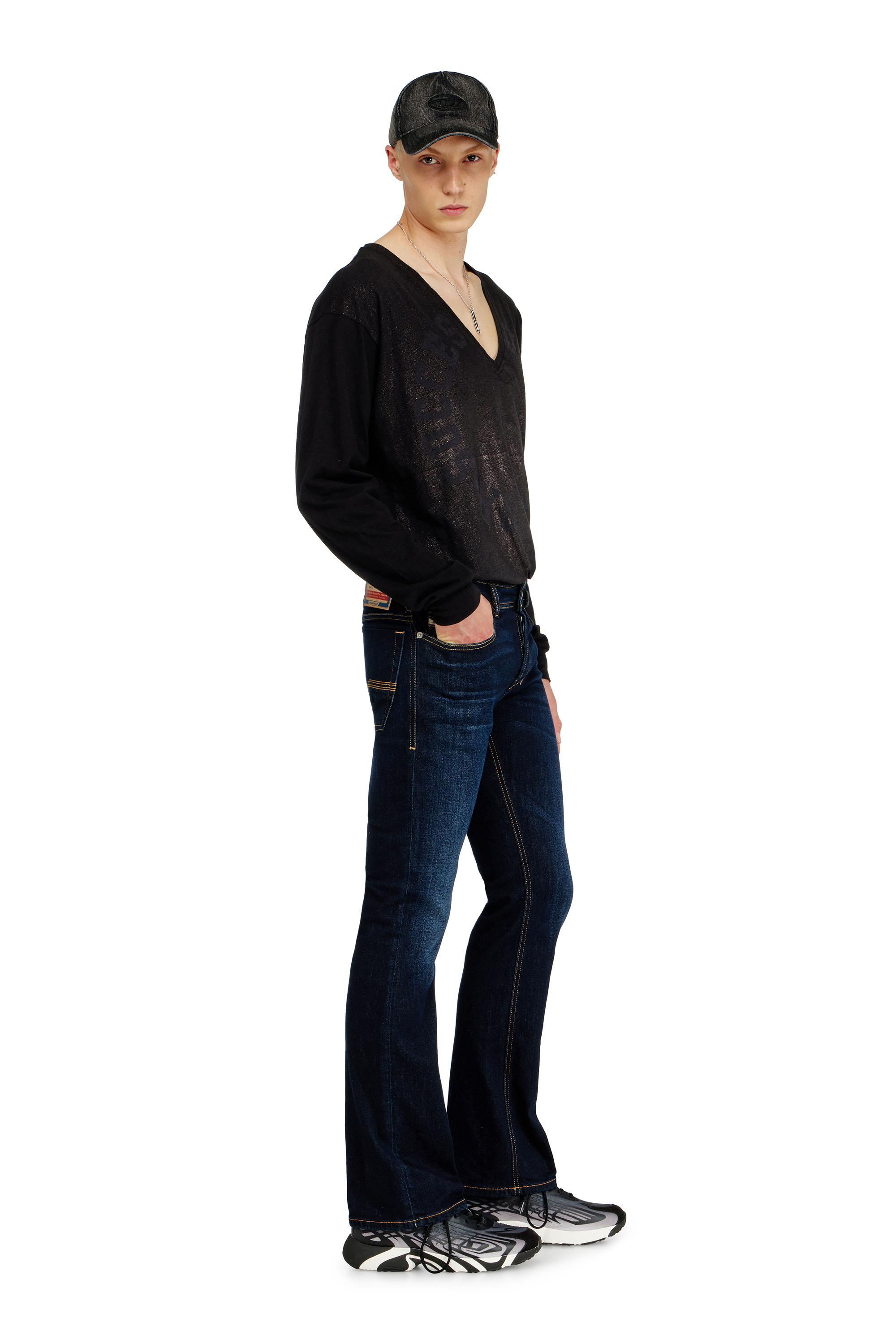 Diesel - Bootcut Jeans 2007 Zatiny 09Q15 Hombre, Azul Oscuro - 3