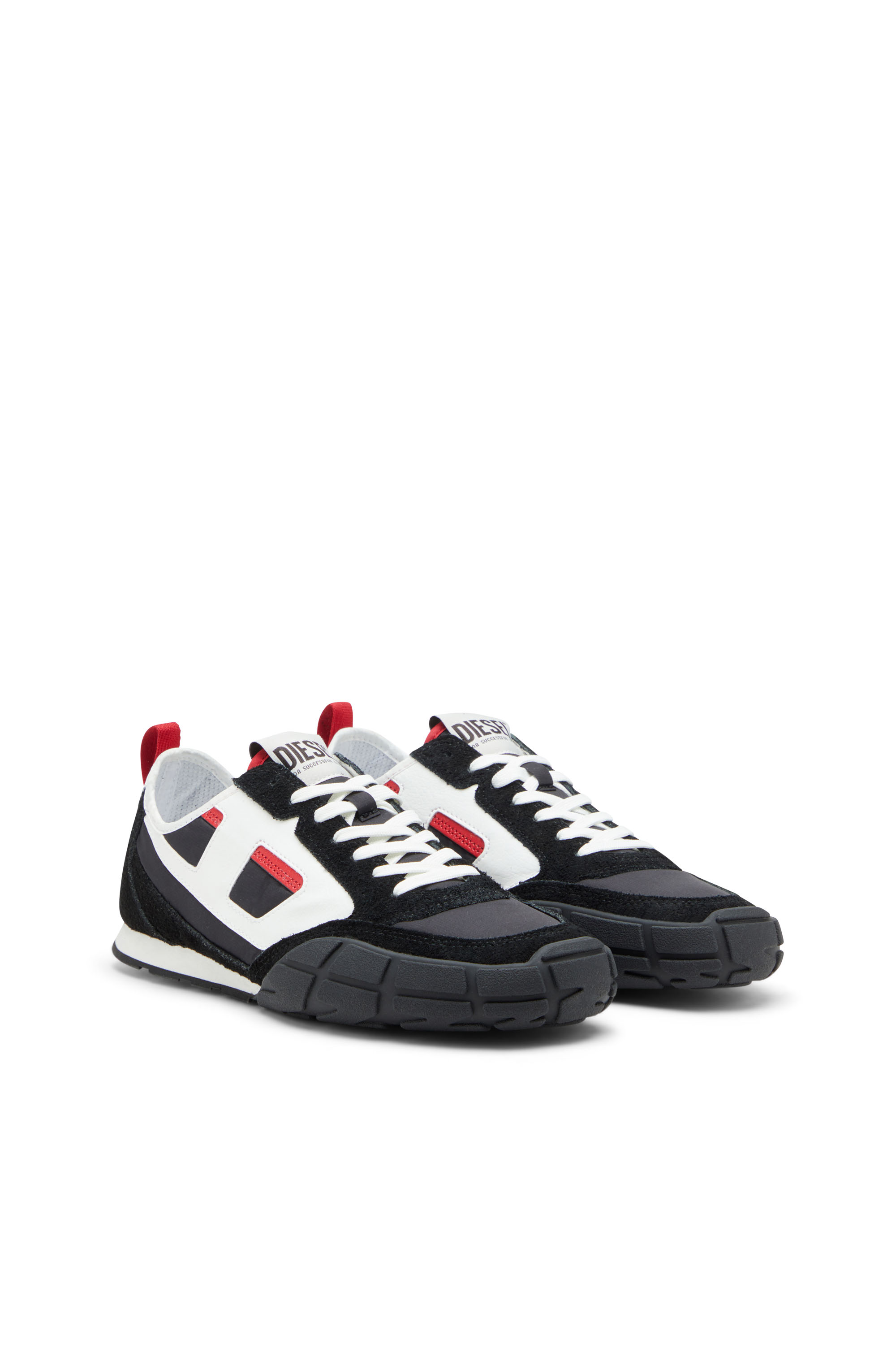 Diesel - S-PAGODHA LOW, Deportivas de piel, gamuza y ripstop Hombre in ToBeDefined - 2