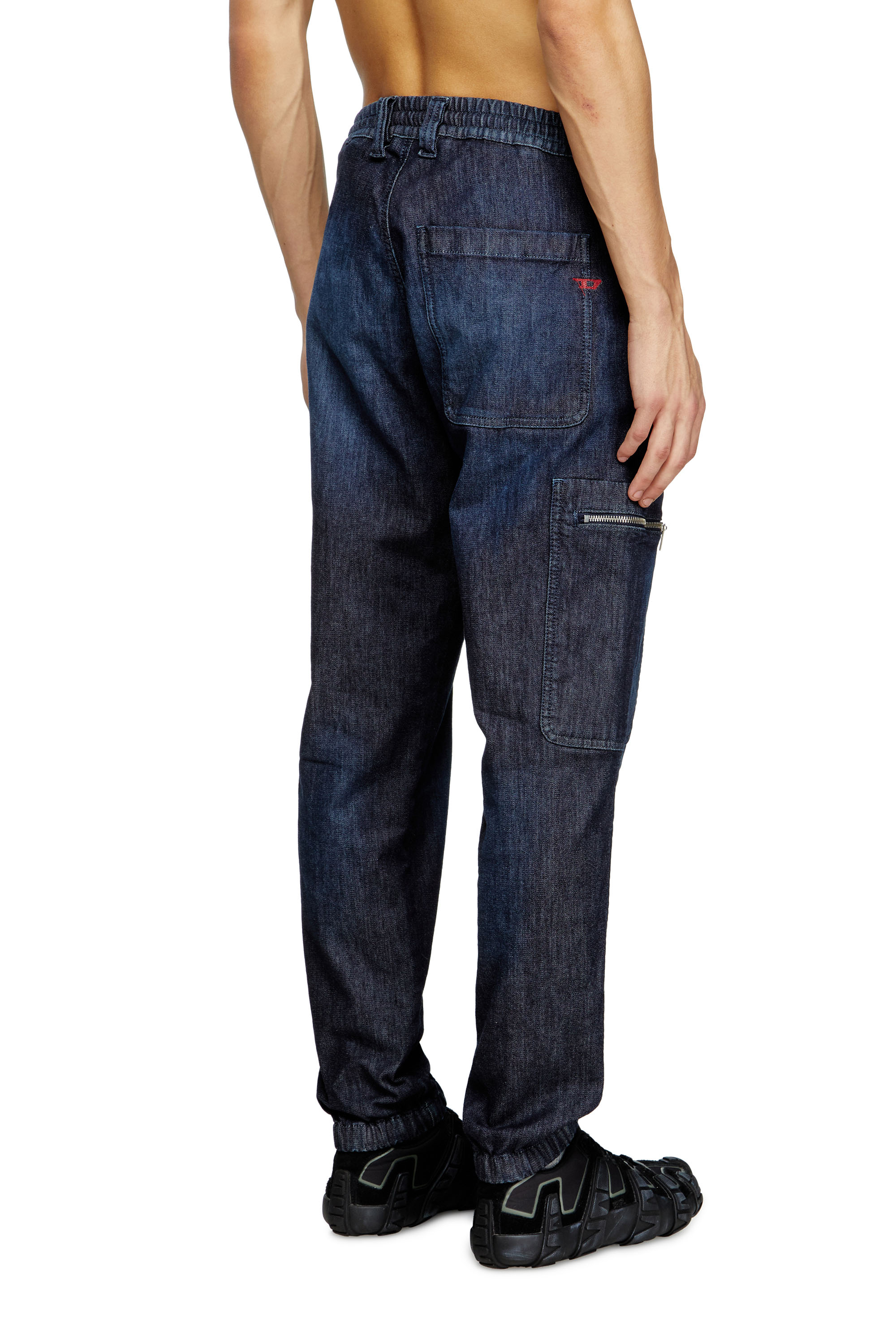Diesel - Slim D-Lab JoggJeans® 09L11 Unisex, Azul Oscuro - 4