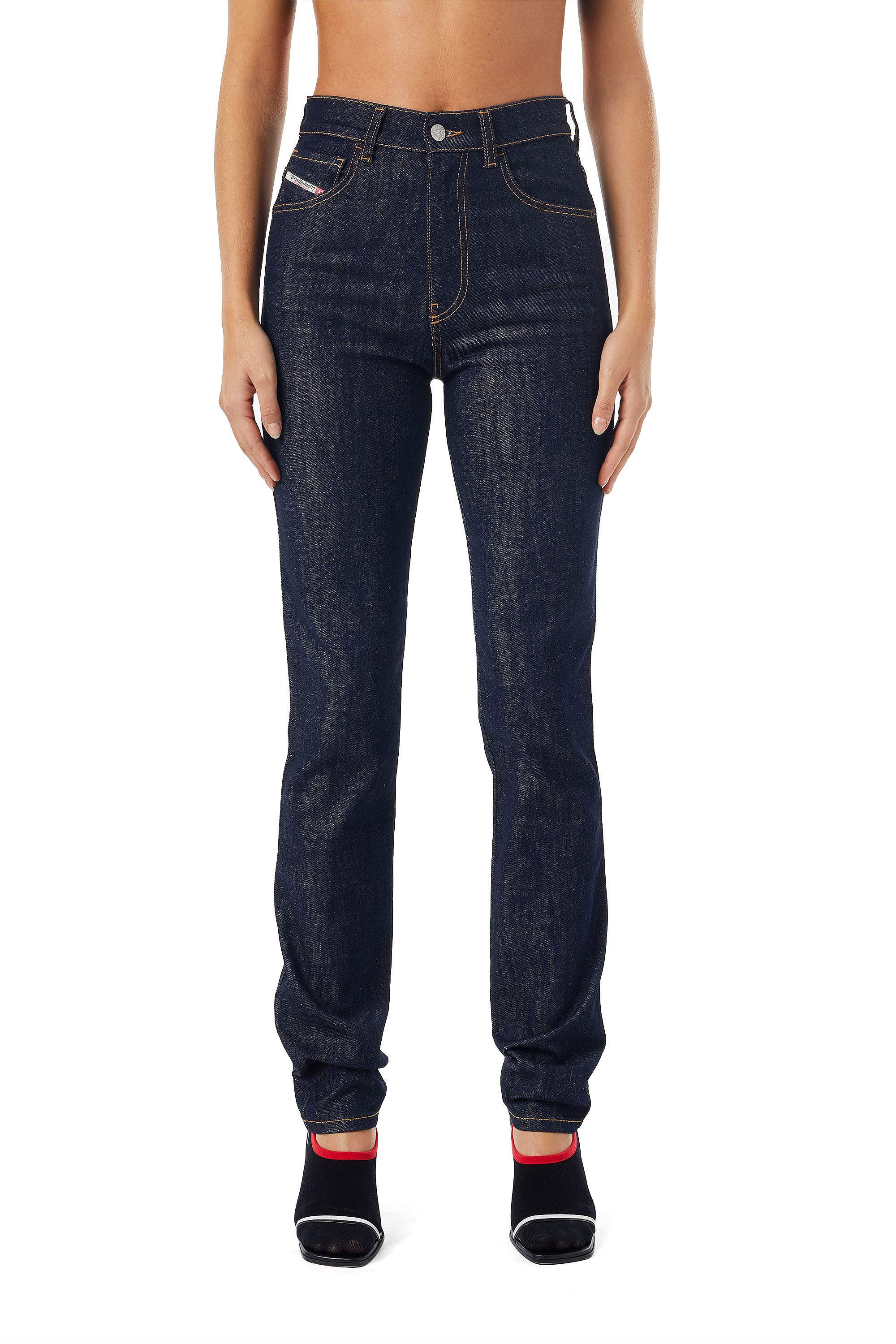 Diesel - 1994 Z9B89 Straight Jeans, Azul Oscuro - Image 1